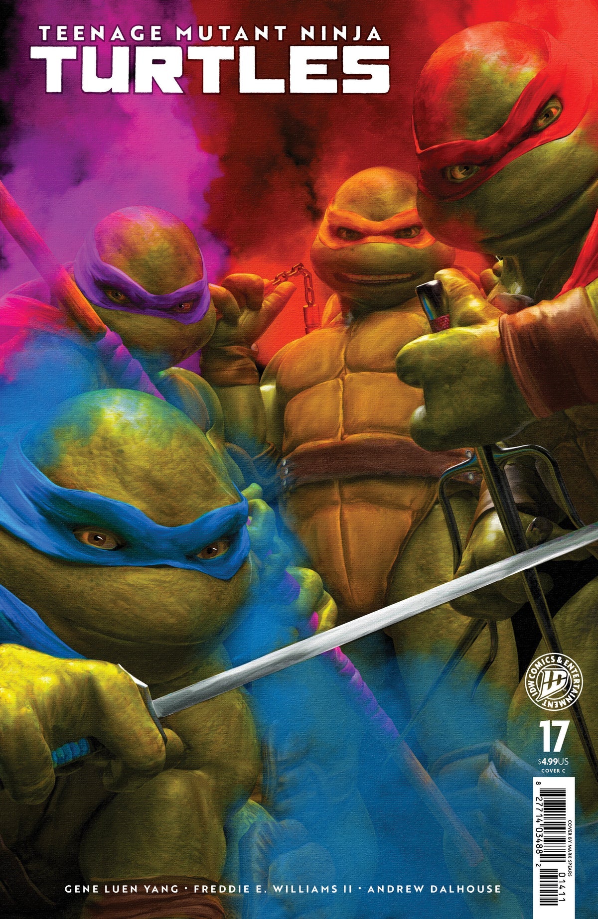 Teenage Mutant Ninja Turtles #17 (Cover C Mark Spears Variant)