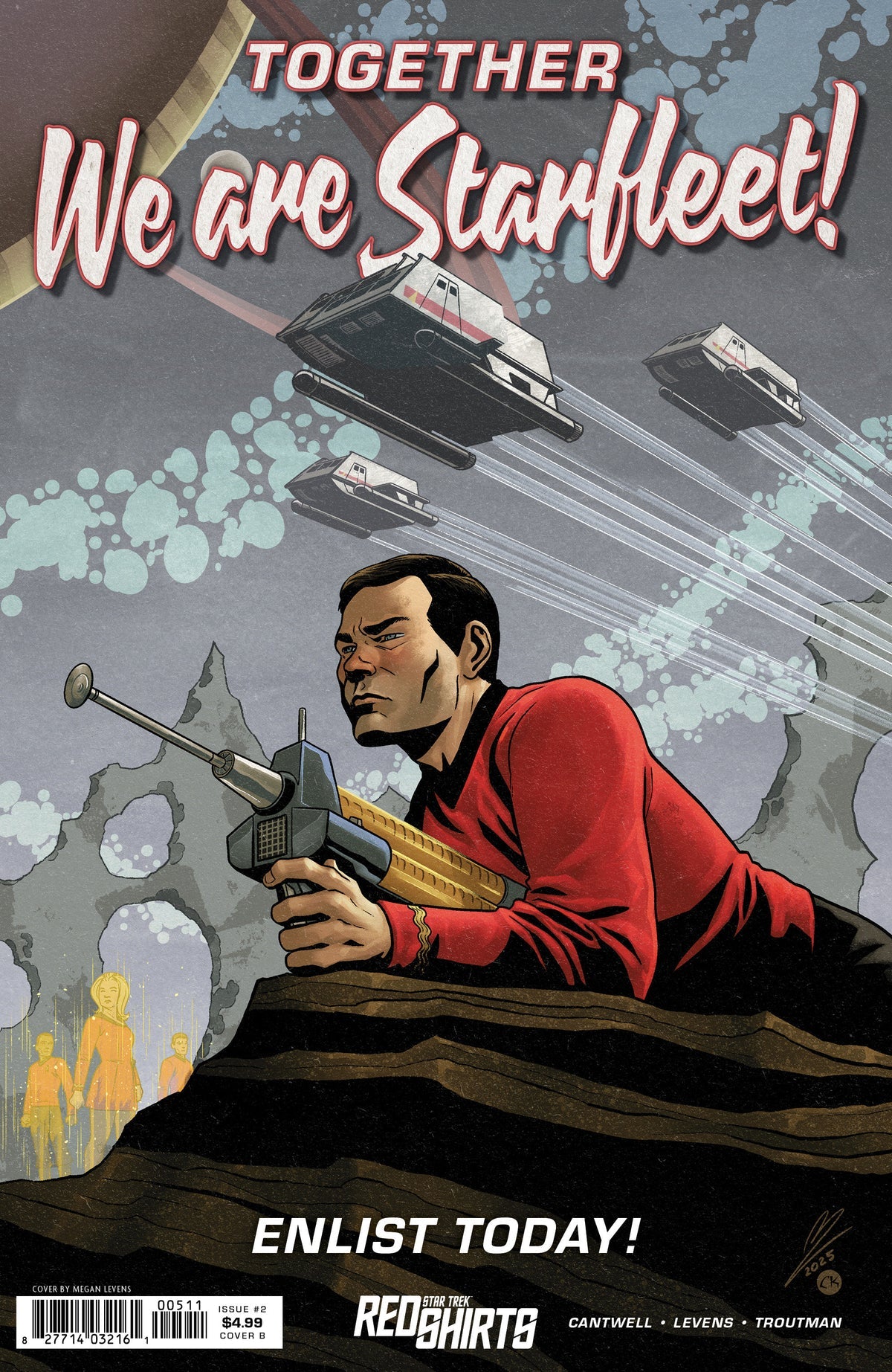 Star Trek: Red Shirts #2 (Megan Levens 'Federation Recruitment' Cover)