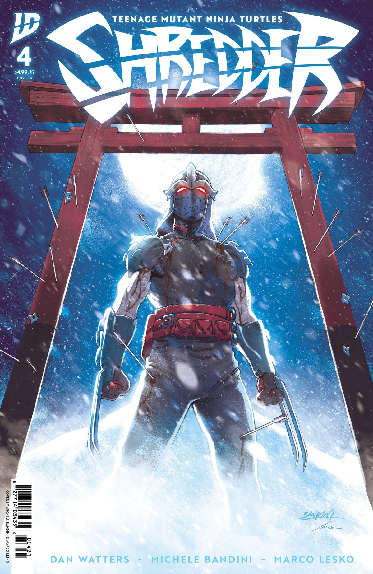 Teenage Mutant Ninja Turtles: Shredder #4 (Cover B Michele Bandini Variant)