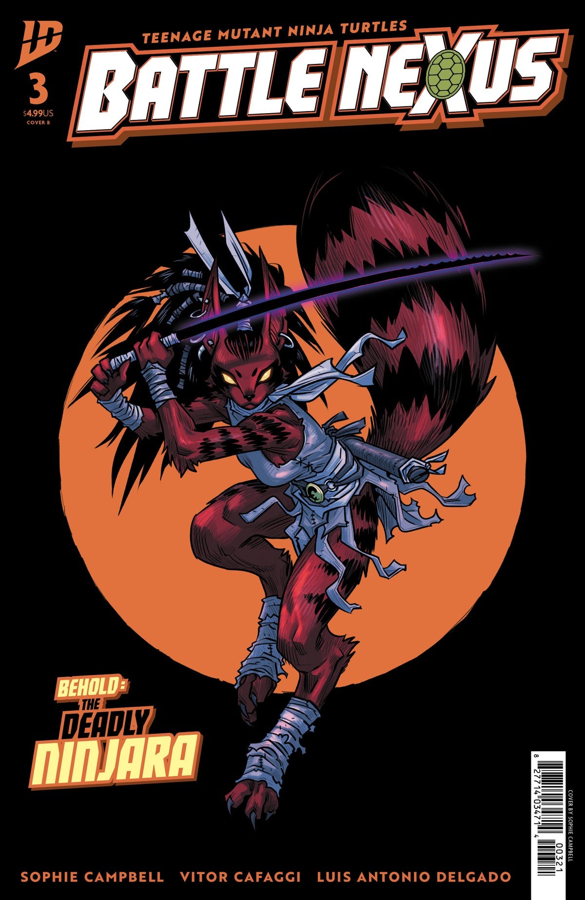 Teenage Mutant Ninja Turtles: Battle Nexus #3 (Cover B Sophie Campbell Variant)