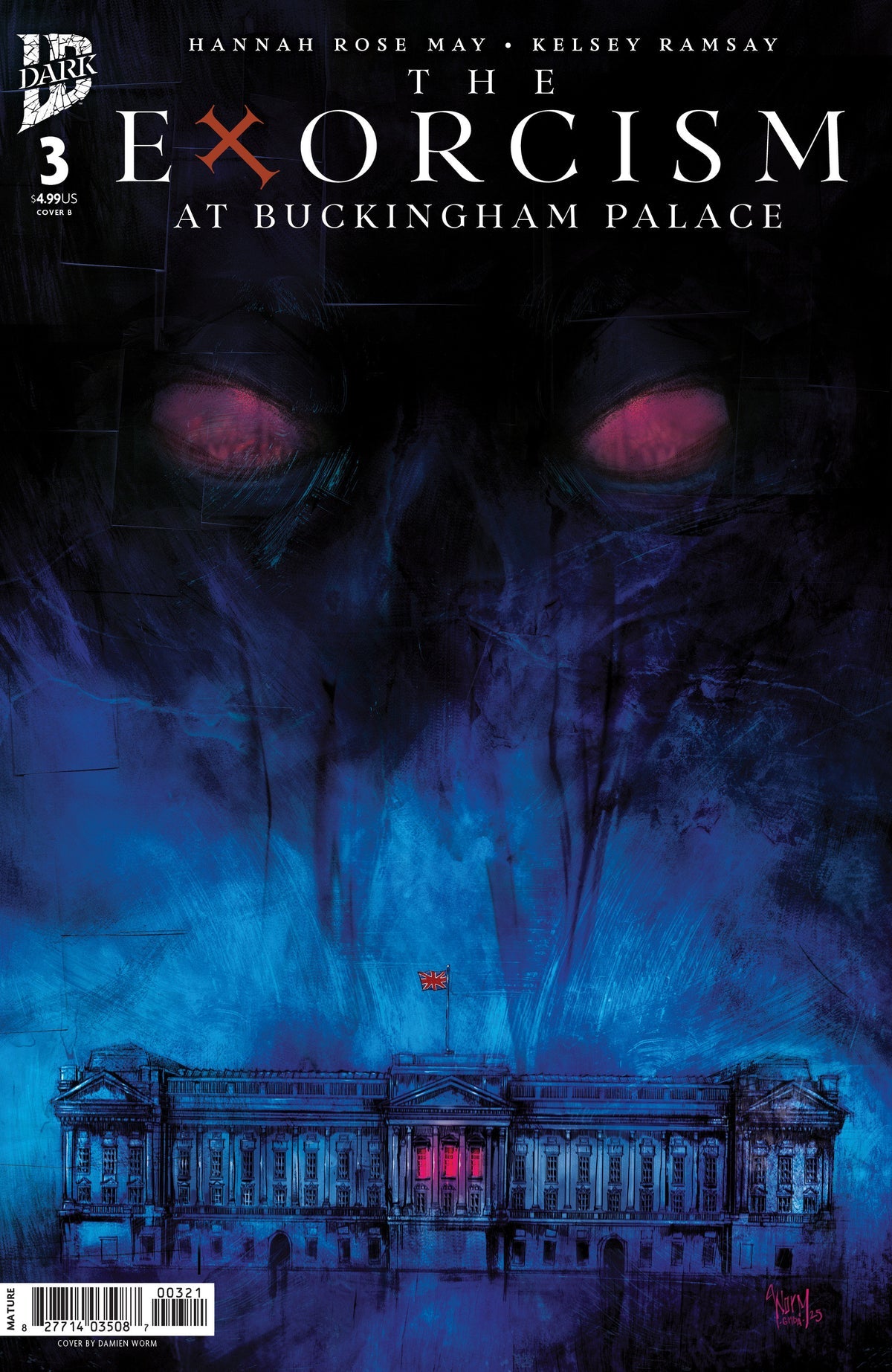 The Exorcism at Buckingham Palace #3 (Cover B Damien Worm Variant)