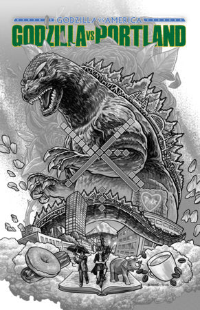 Godzilla vs. America: Portland #1 (2nd Printing)