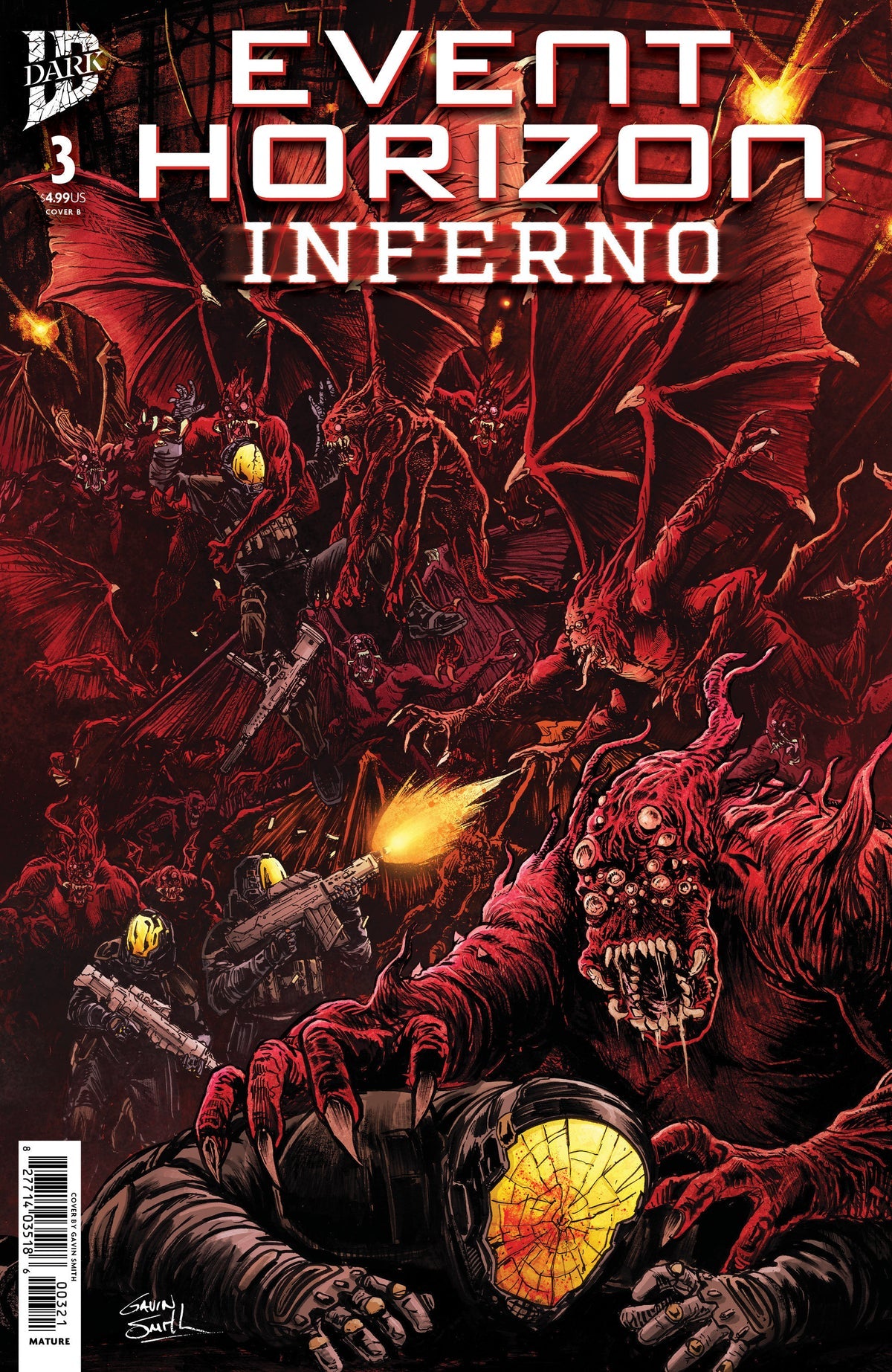 Event Horizon: Inferno #3 (Cover B Gavin Smith Variant)