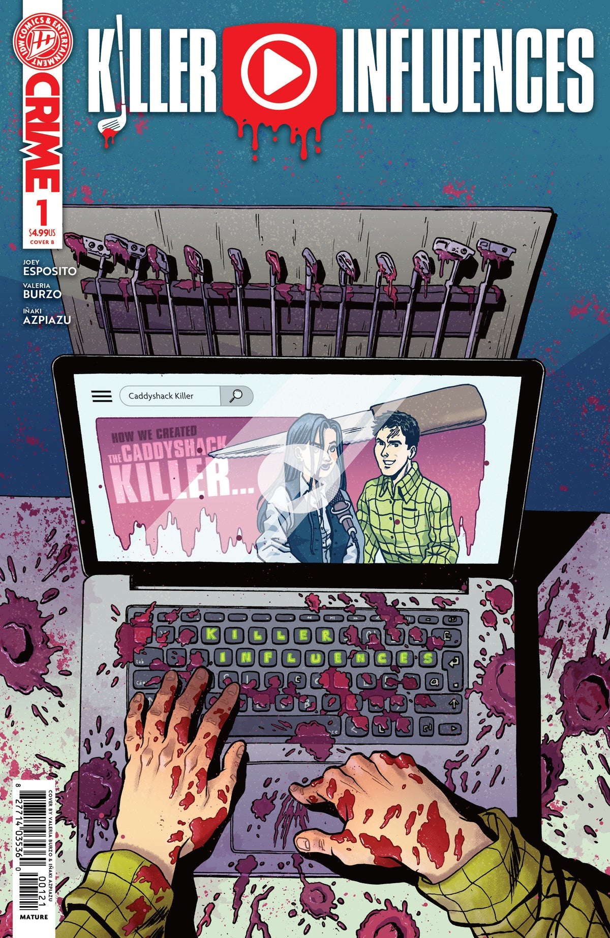 Killer Influences #1 (Cover B Valeria Burzo Variant)