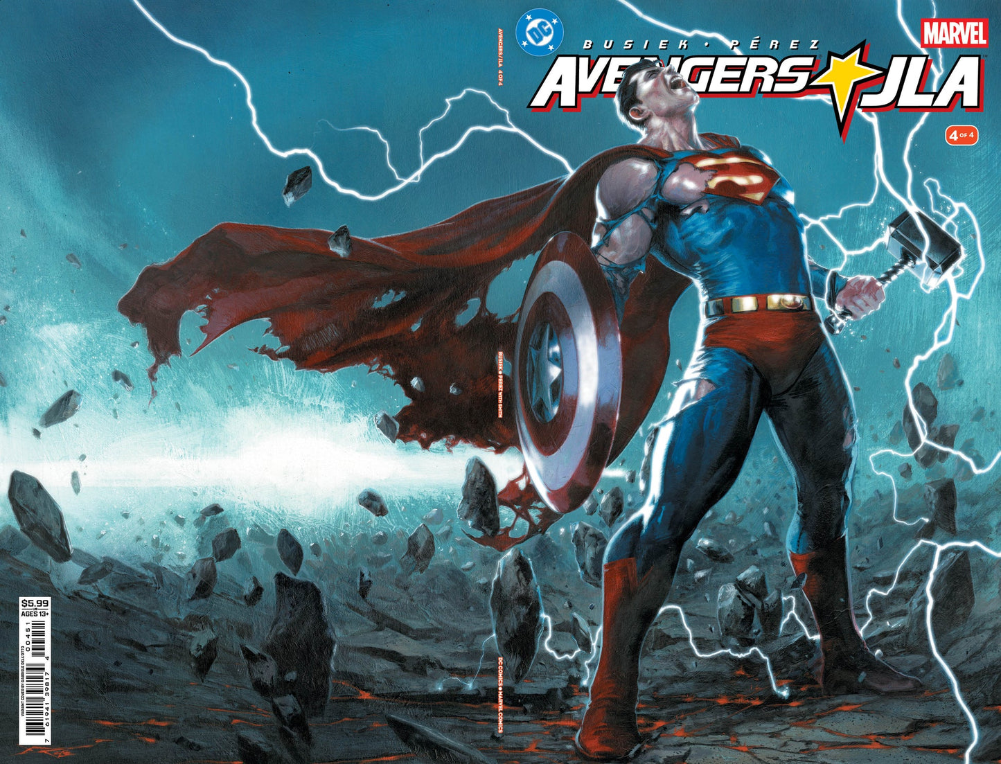 Avengers / JLA #4 Facsimile Edition 2026 Gabriele Dell'Otto Variant