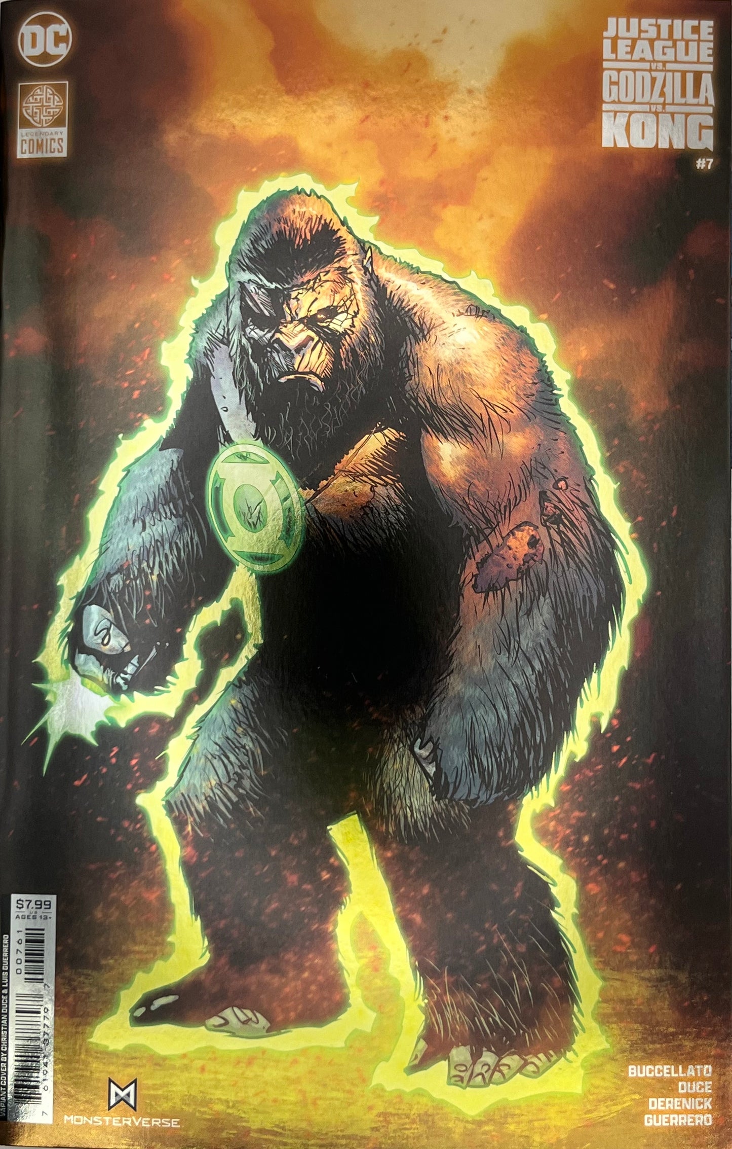 Justice League vs. Godzilla vs. Kong #7 (Foil Cover)