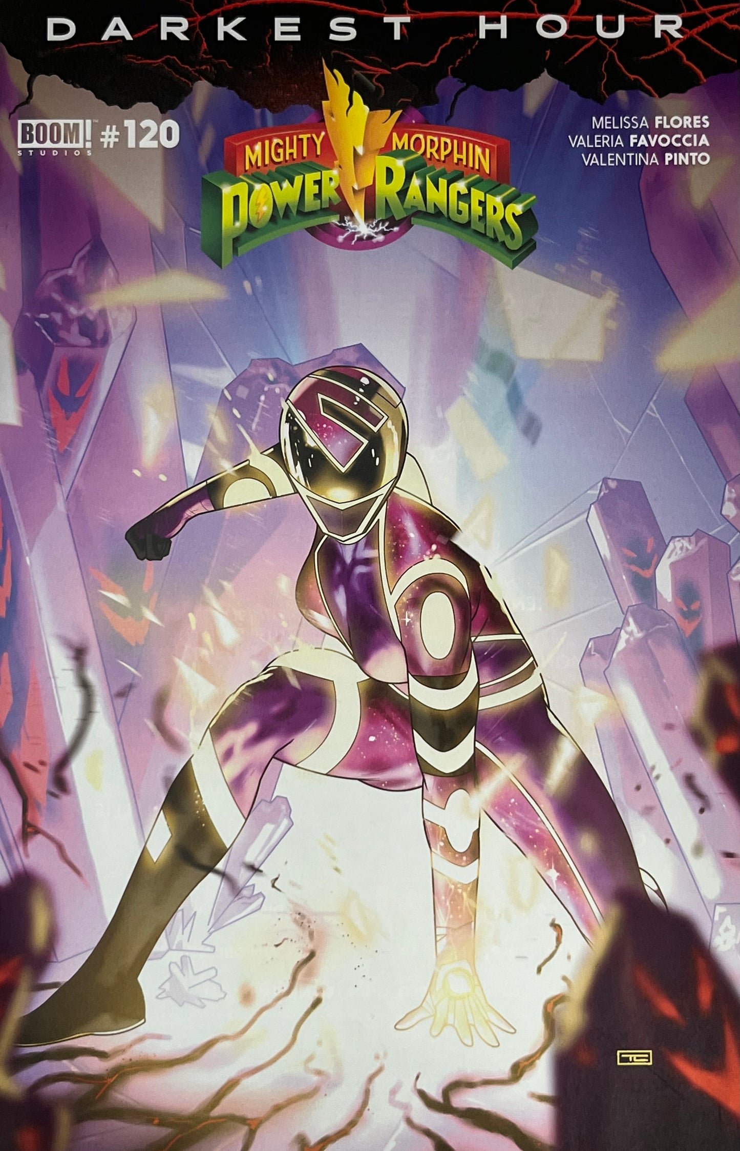 Mighty Morphin Power Rangers #120 (Clarke Cover)