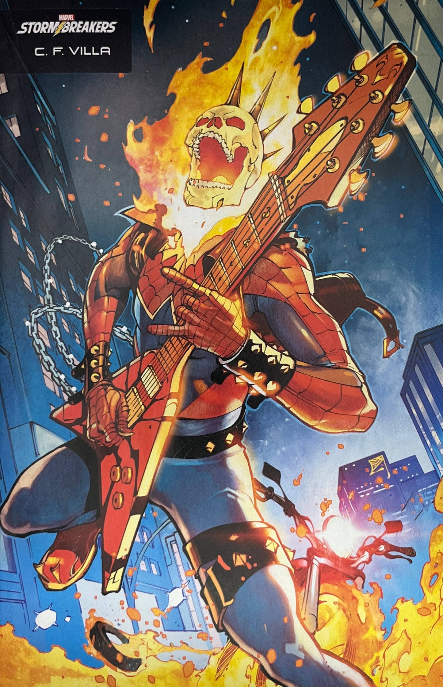 Spider-Punk: Arms Race #4 (C.F. Villa Cover)