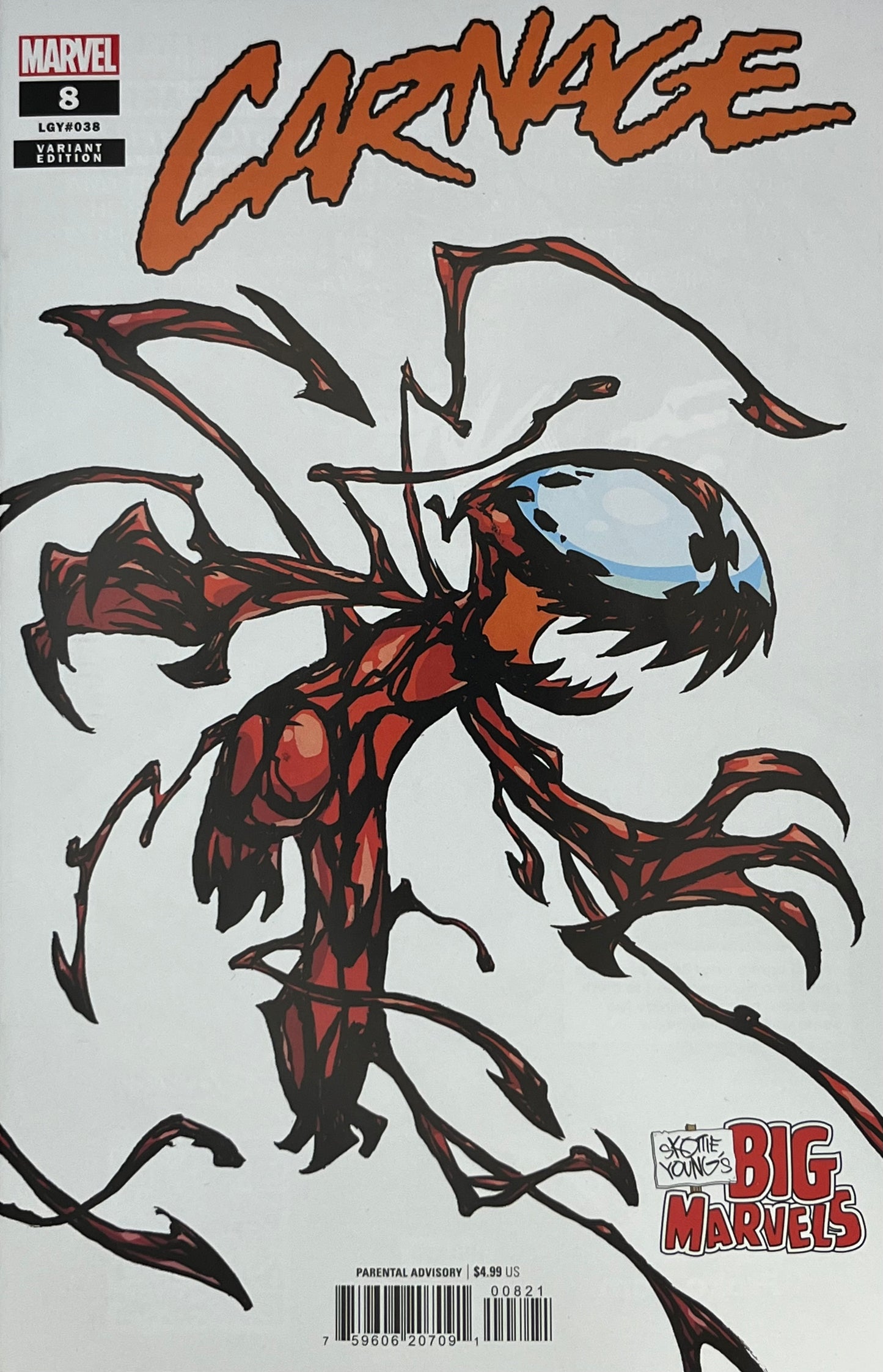 Carnage #8 (Big Marvel Cover)