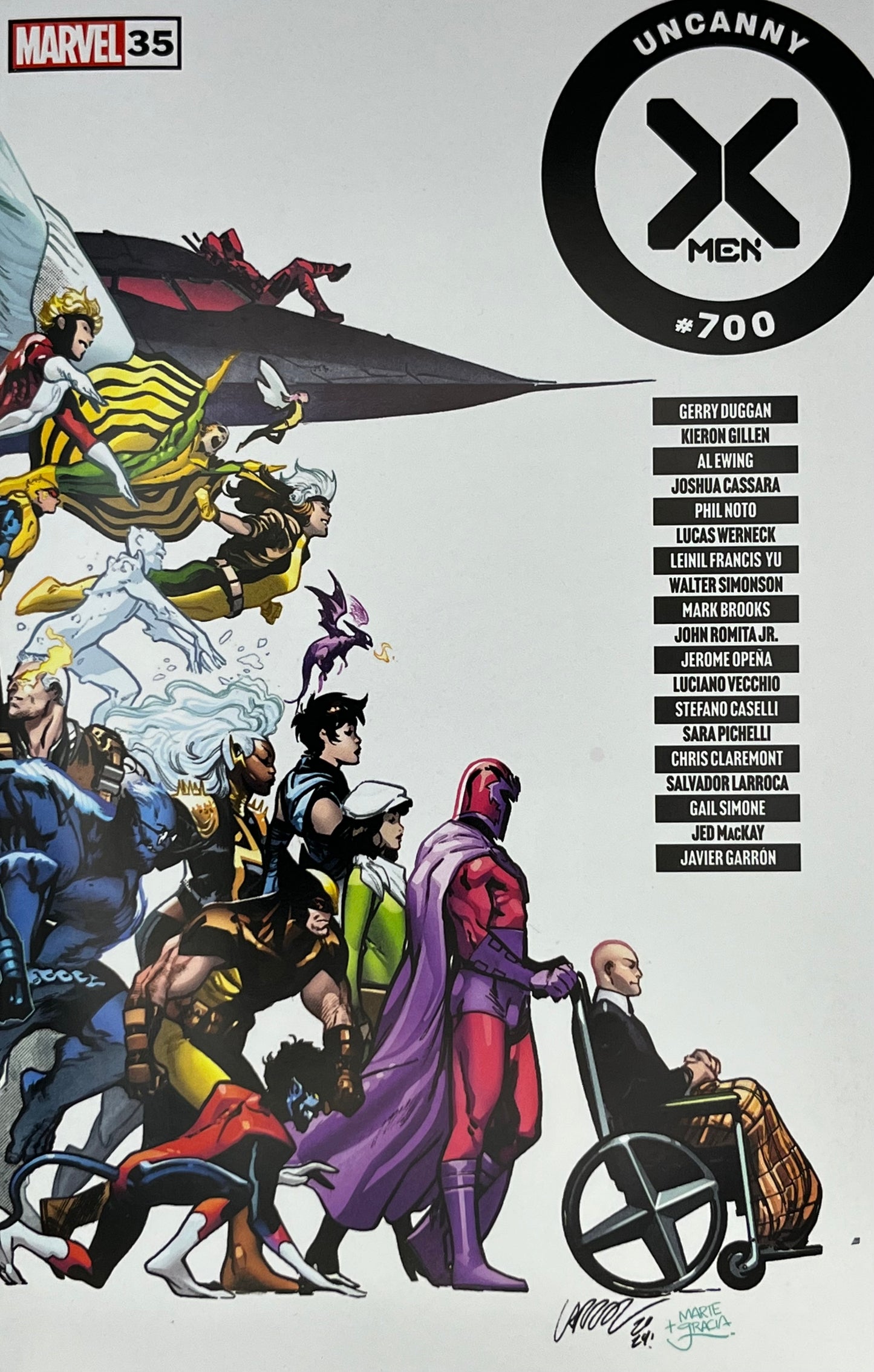 X-Men #35 (Wrap Around Cover)