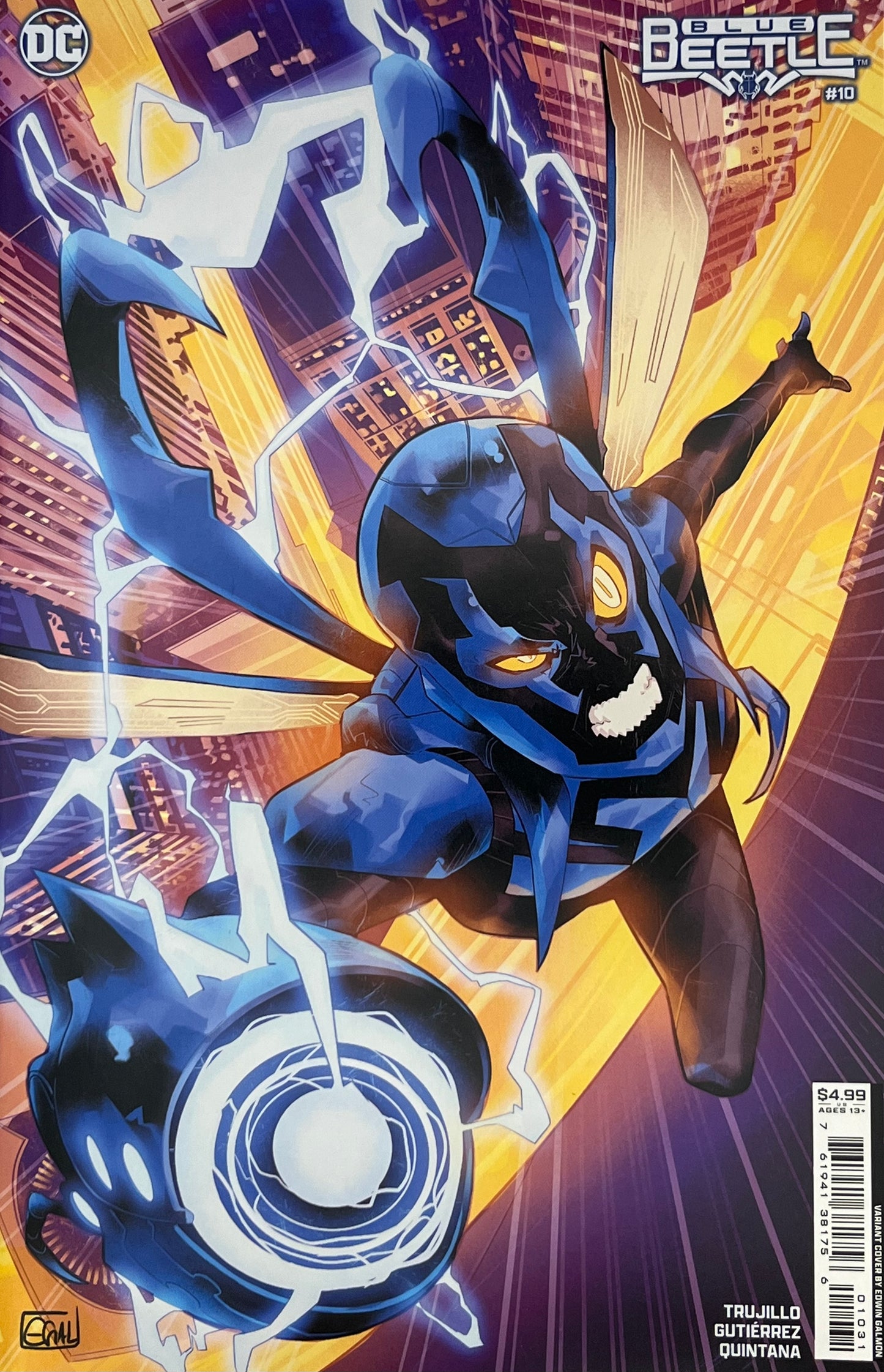 Blue Beetle #10 (Galmon Cover)