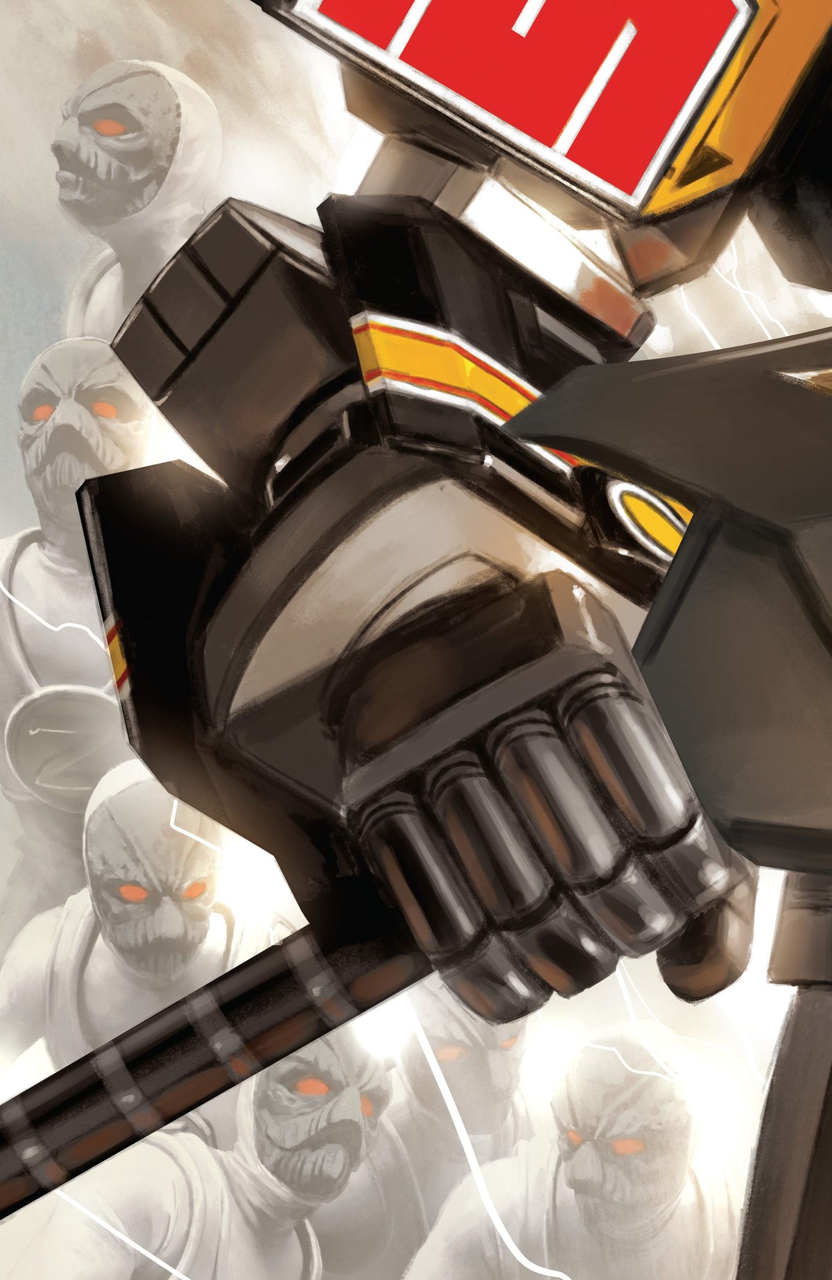 Mighty Morphin Power Rangers #4 Cover C Miguel Mercado Megazord Connecting Virgin Variant