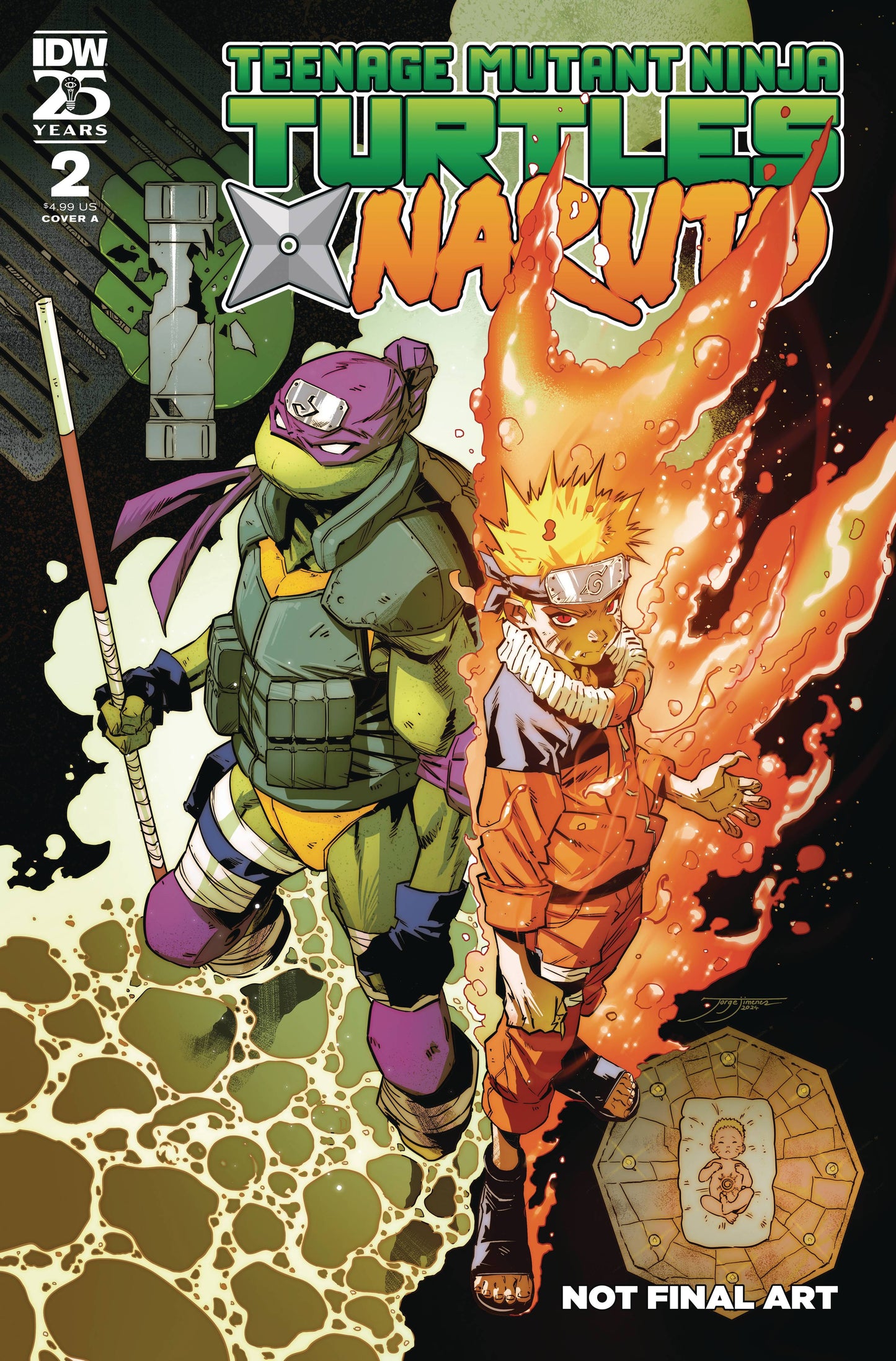 Teenage Mutant Ninja Turtles x Naruto #2 (Cover A)