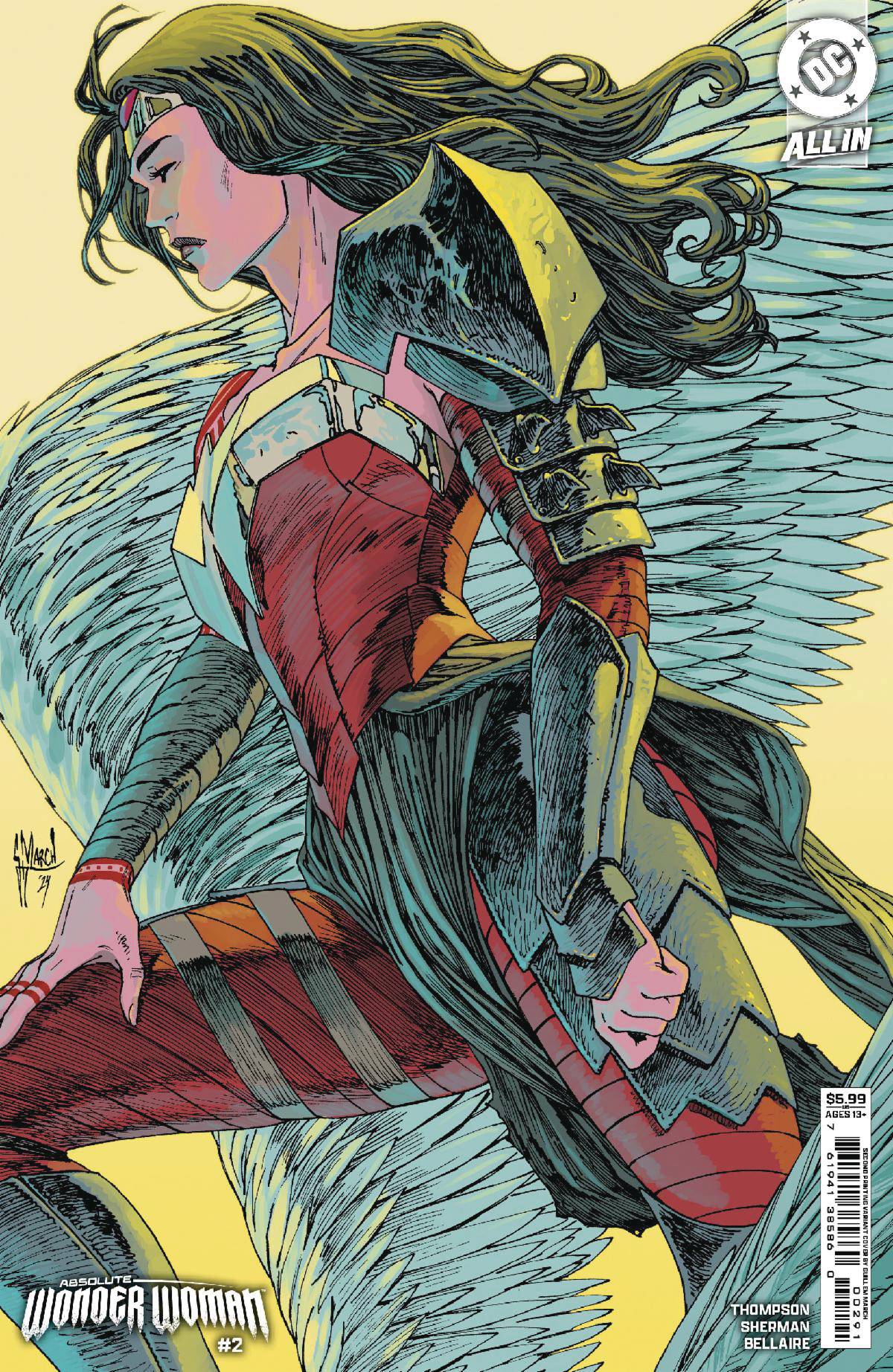 Absolute Wonder Woman #2 (2nd Printing - Guillem March Cover)