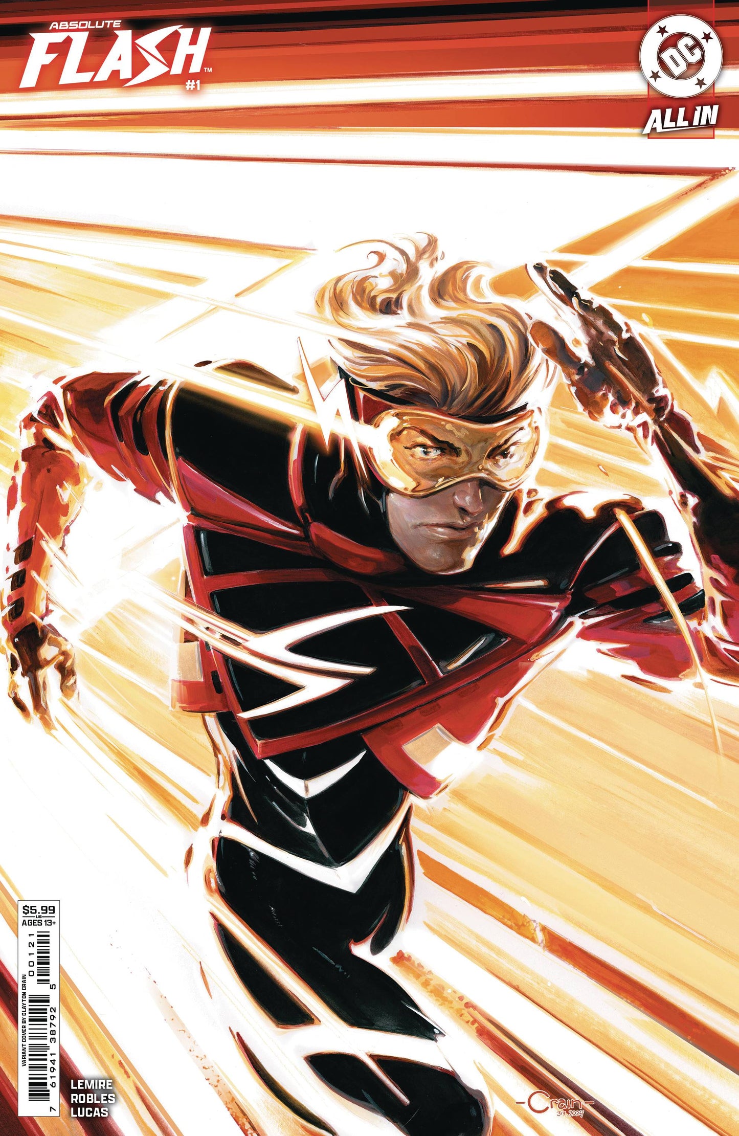 Absolute Flash #1 (Clayton Crain Cover)