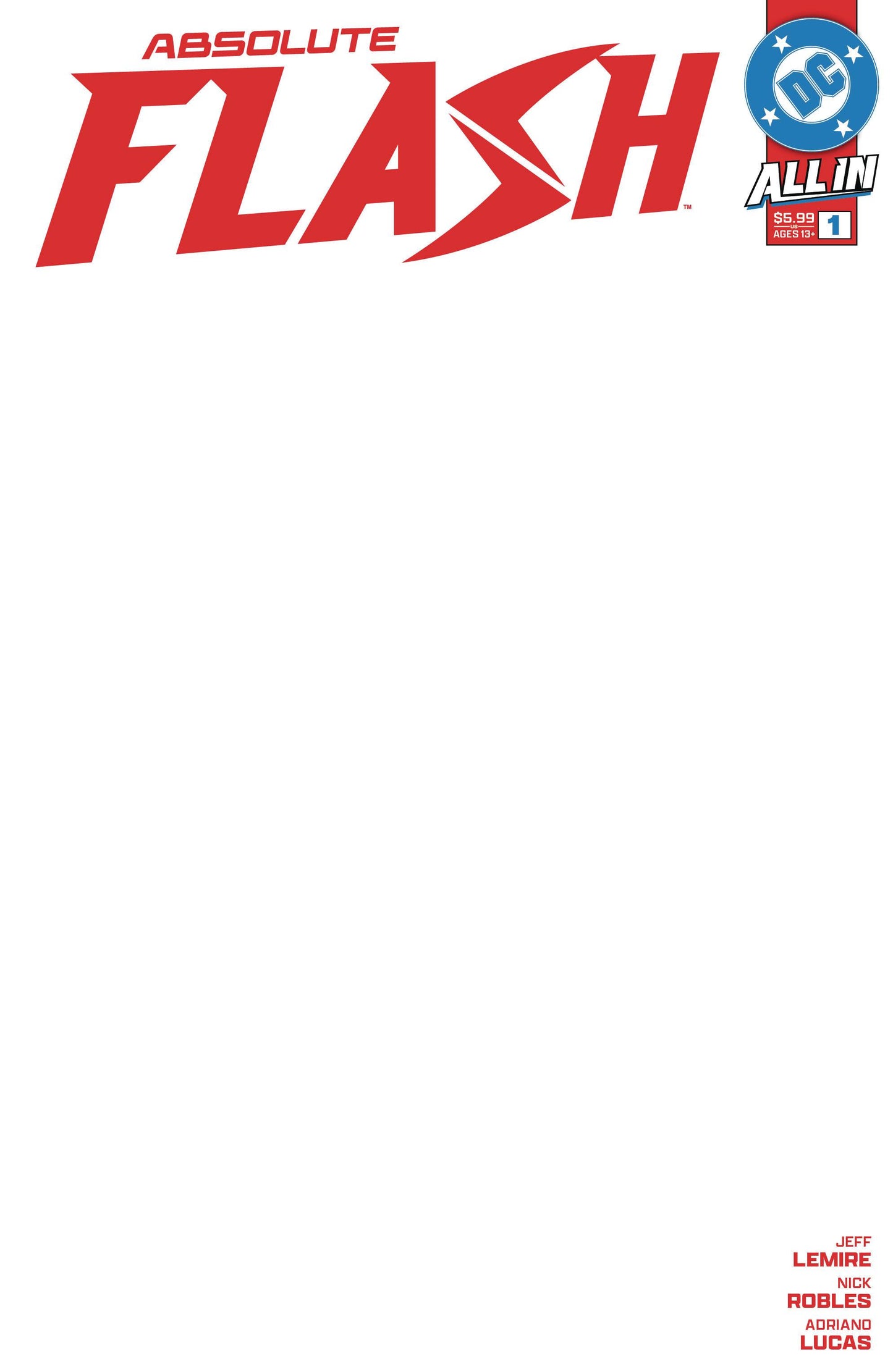 Absolute Flash #1 (Blank Cover)