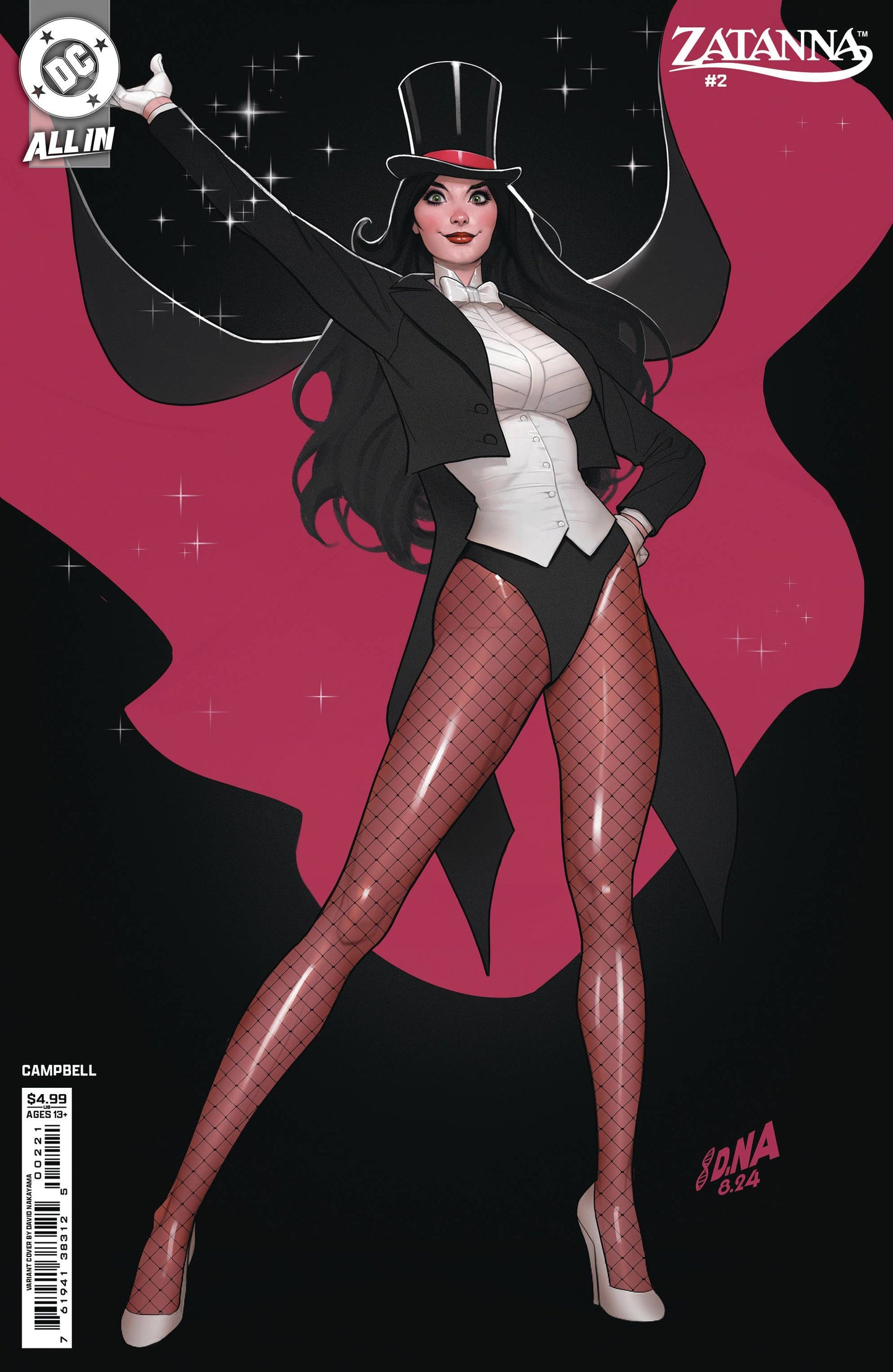 Zatanna #2 (David Nakayama Cover)