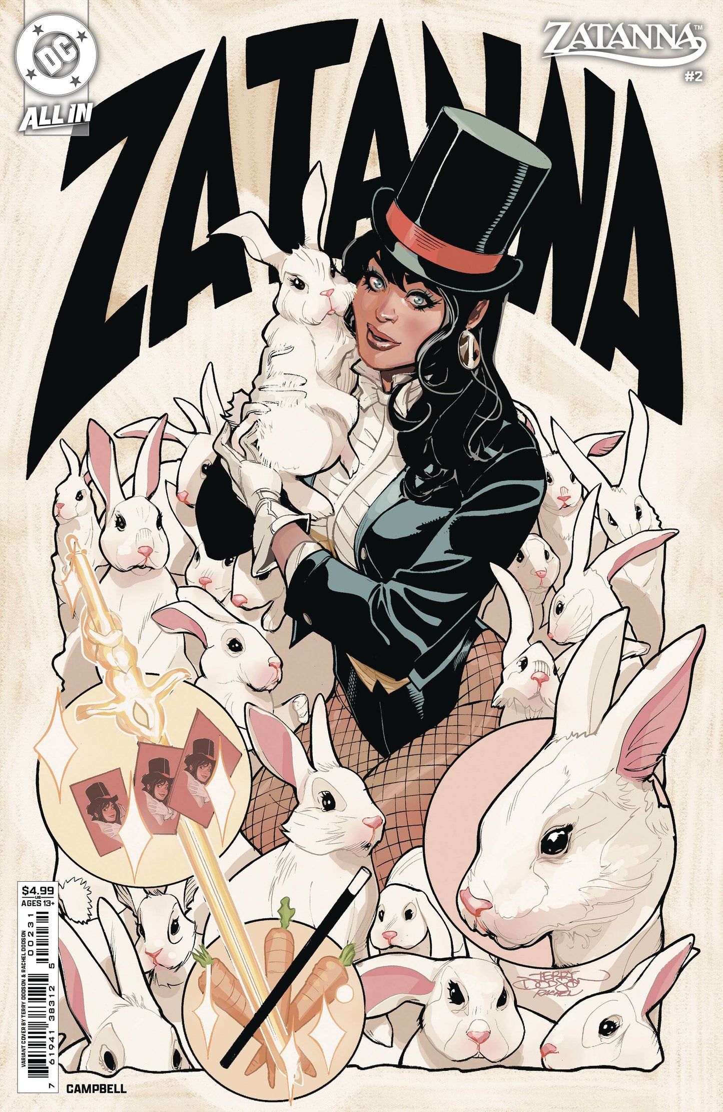 Zatanna #2 (Terry Dodson Cover)