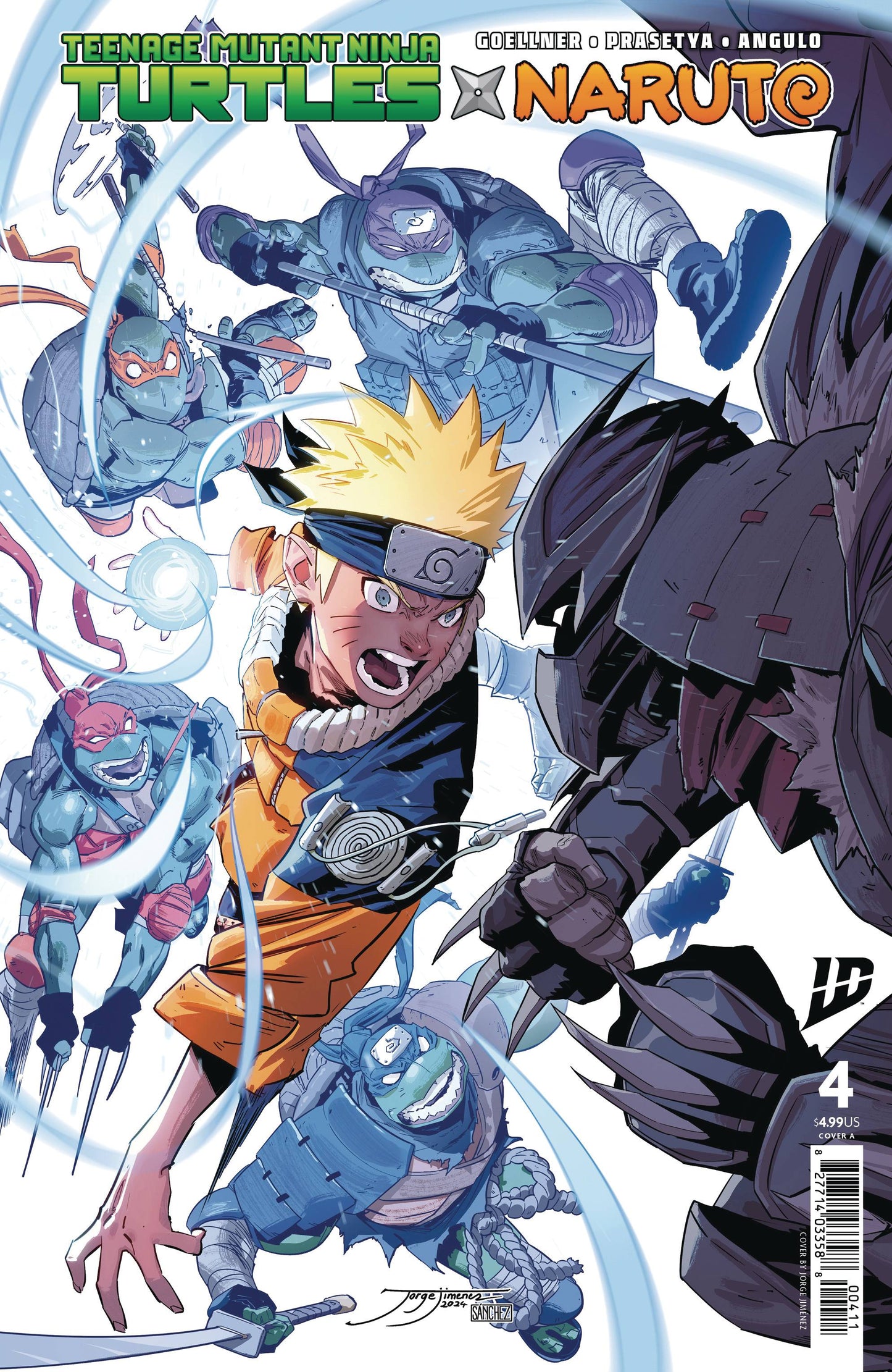 Teenage Mutant Ninja Turtles x Naruto #4 (Cover A)