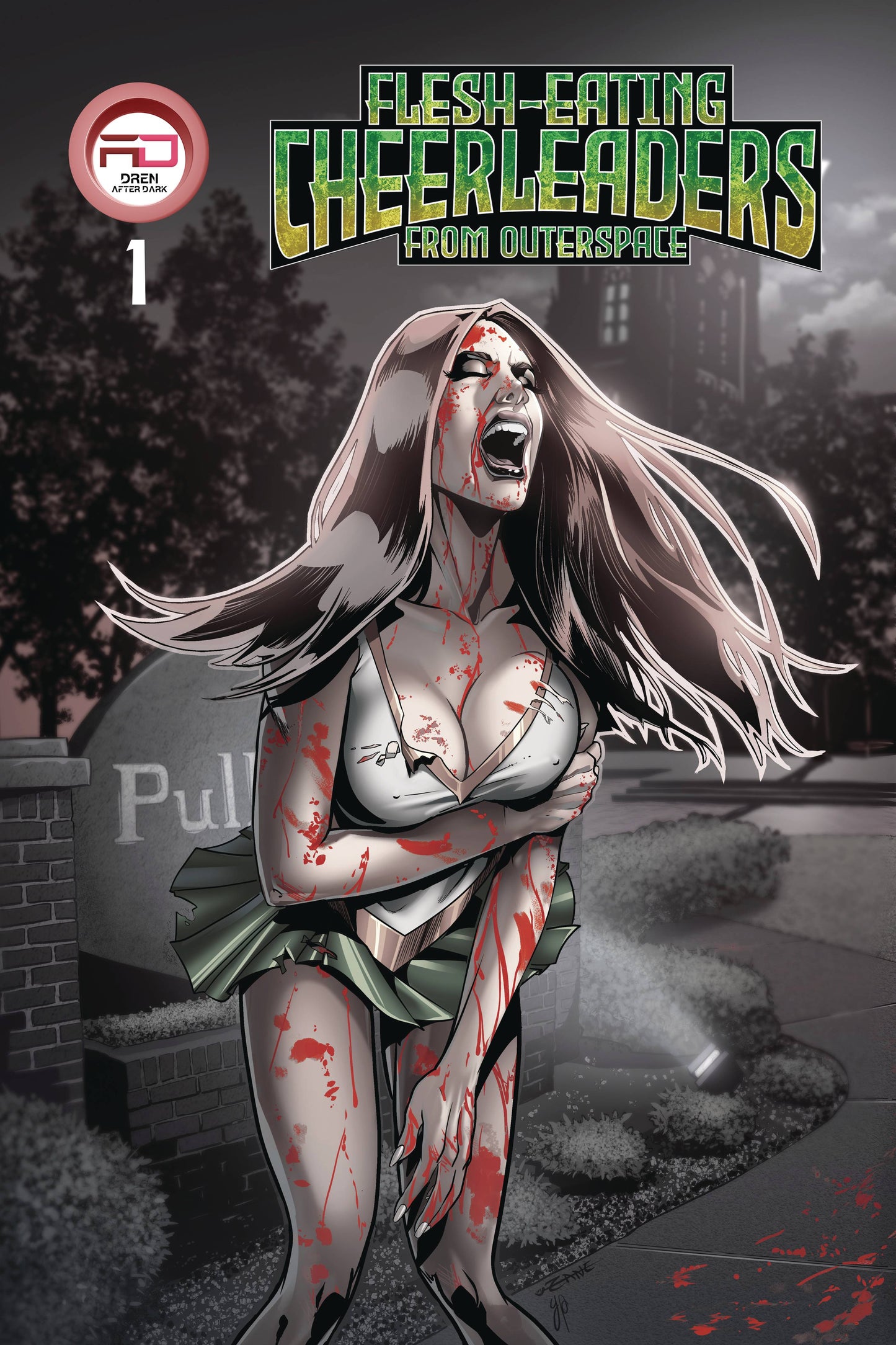 Flesh Eating Cheerleaders From Outer Space #1 (2nd Printing)