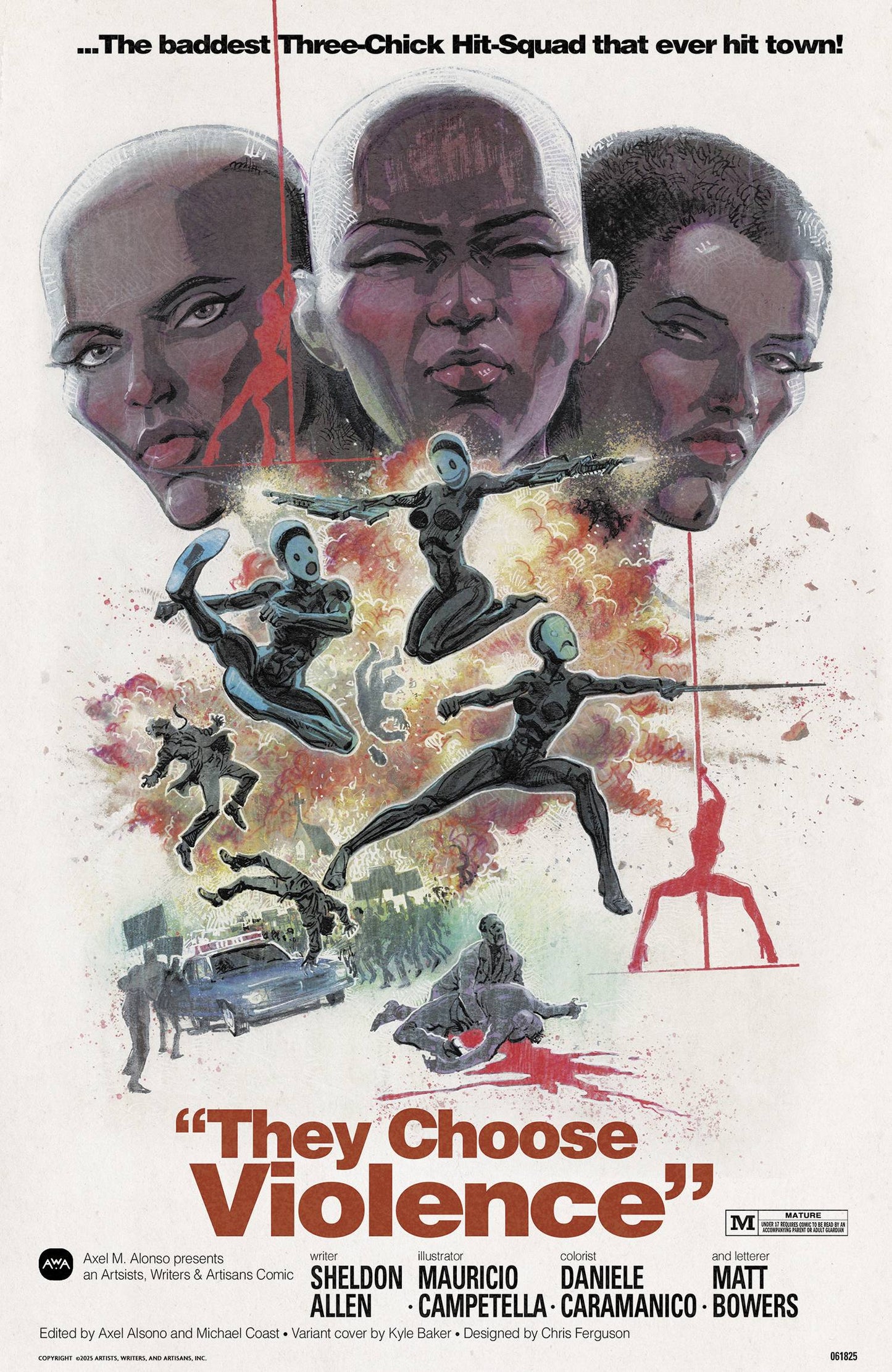 They Choose Violence #1 (Cover B)