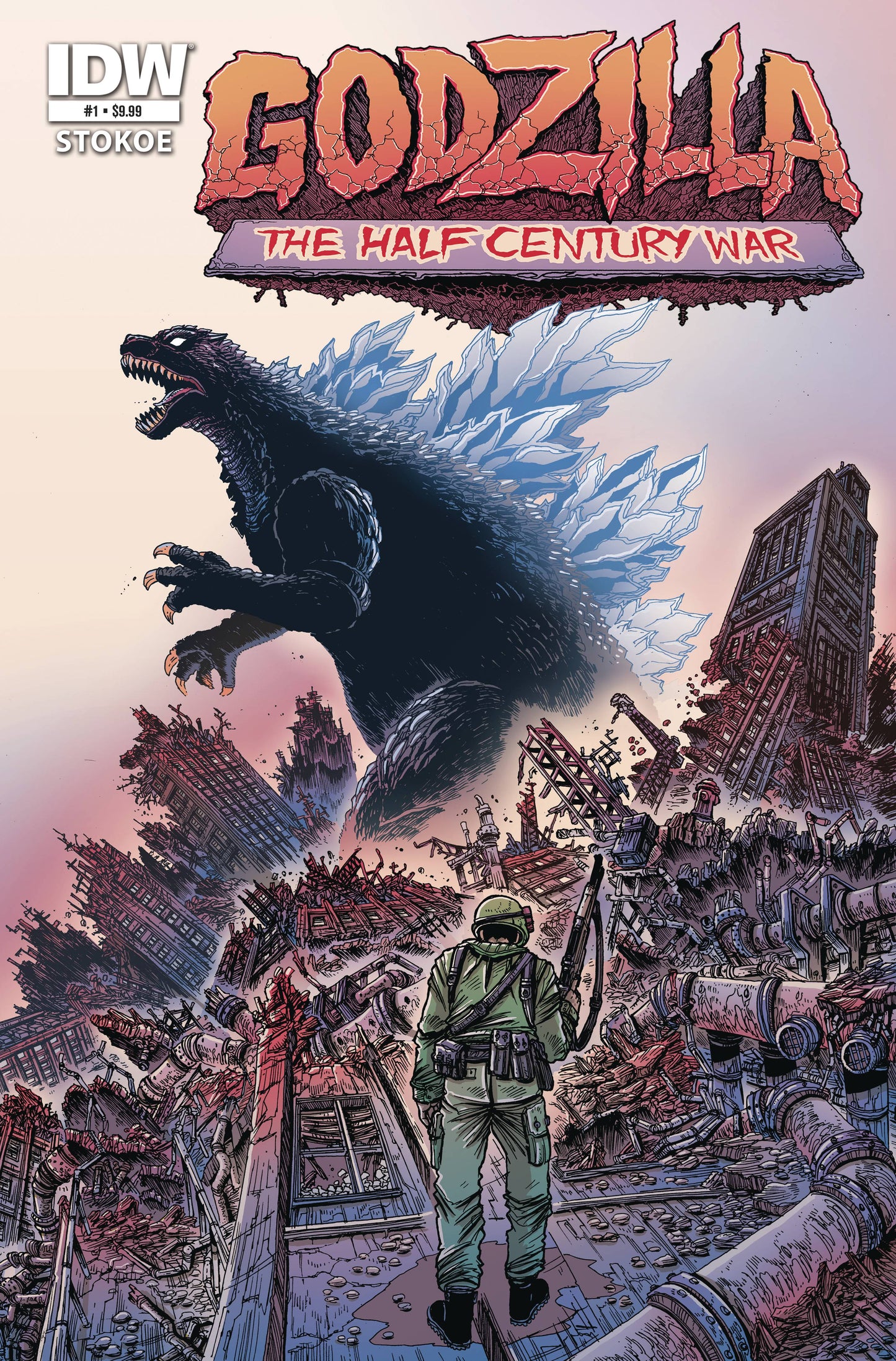 Godzilla 70th Anniversary Foil Classics - Godzilla: The Half-Century War #1