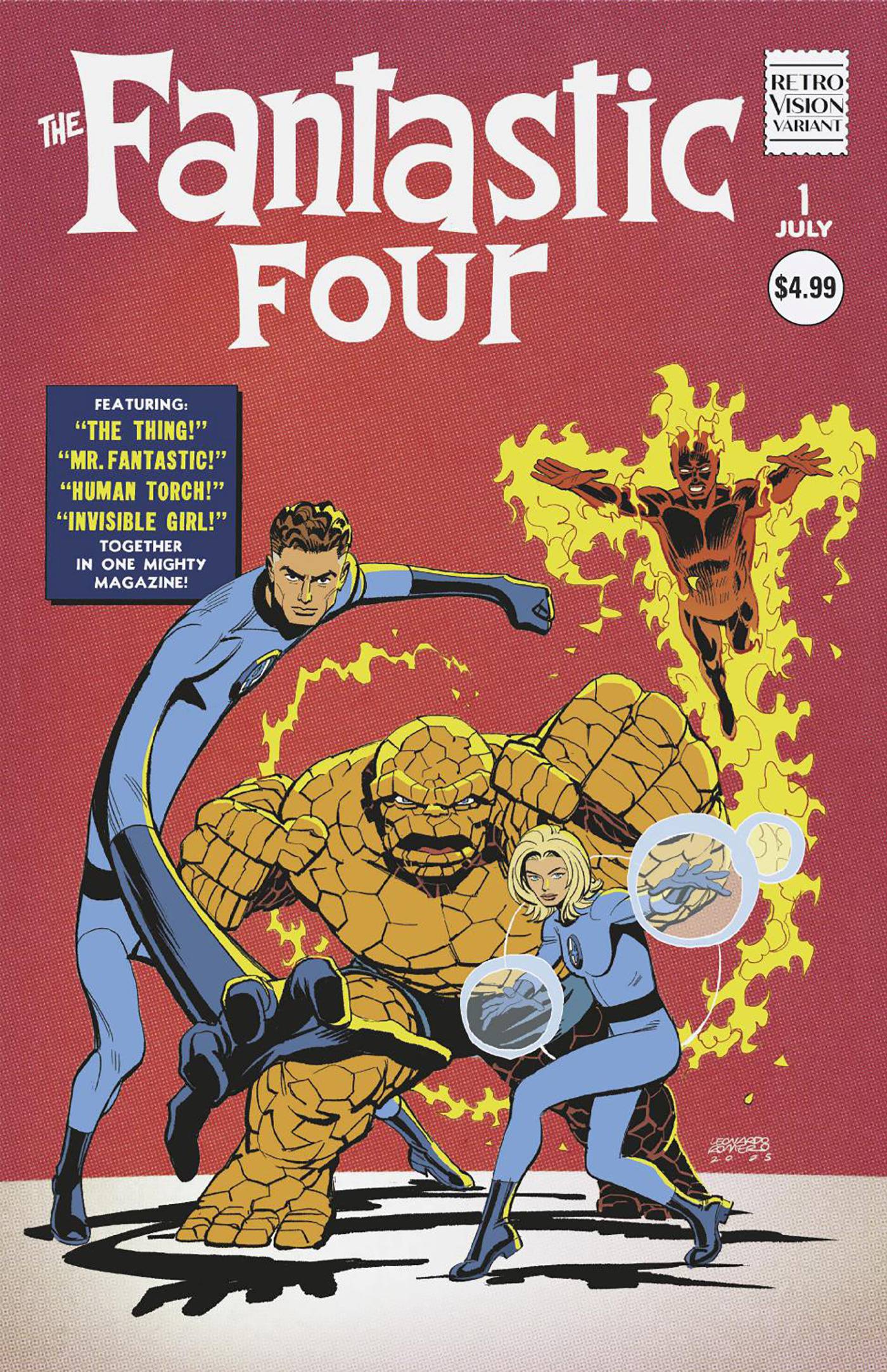 Fantastic Four #1 (Leonardo Romero 'Retrovision' Cover)
