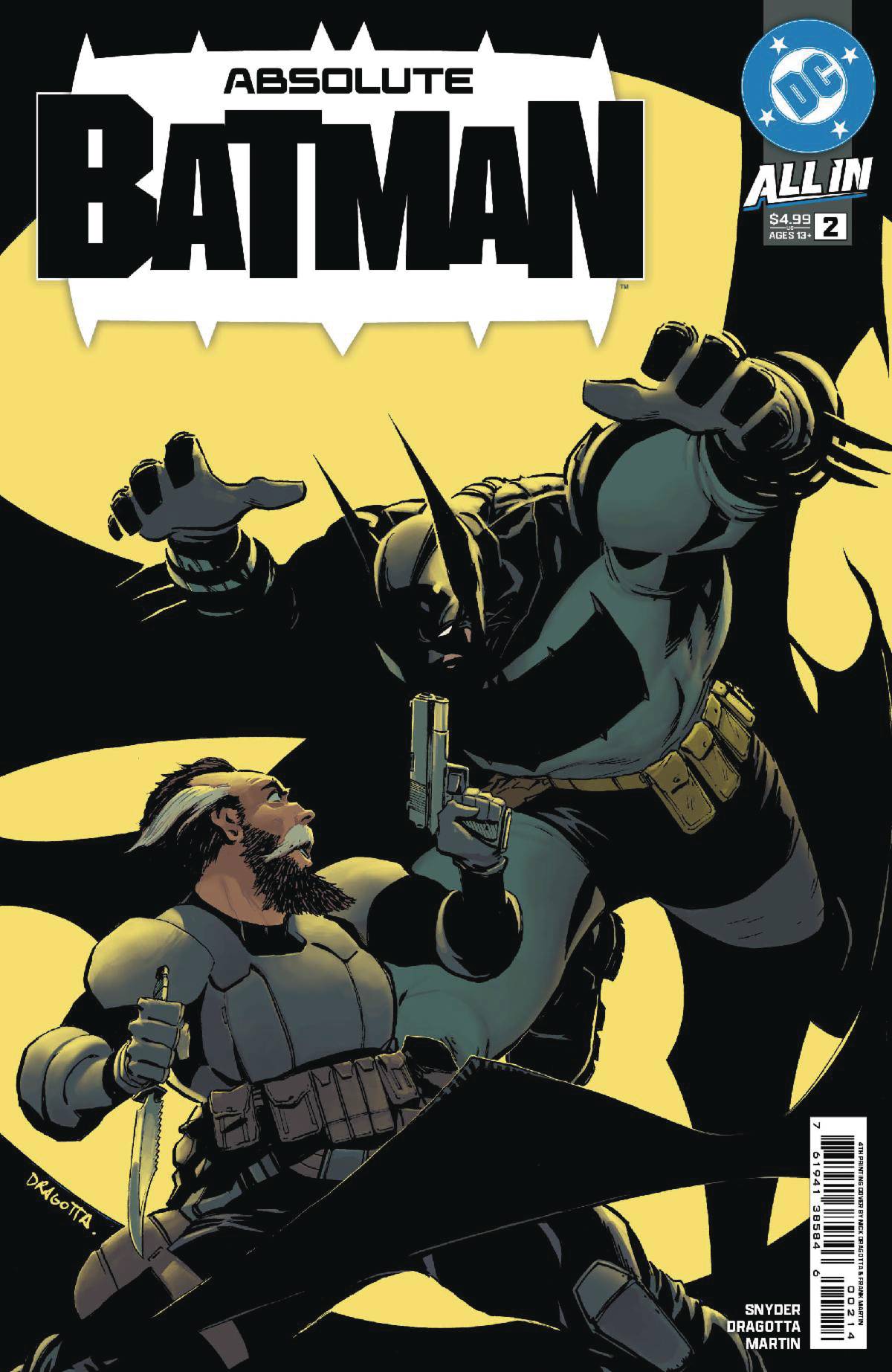 Absolute Batman #2 (4th Printing - Nick Dragotta Cover)