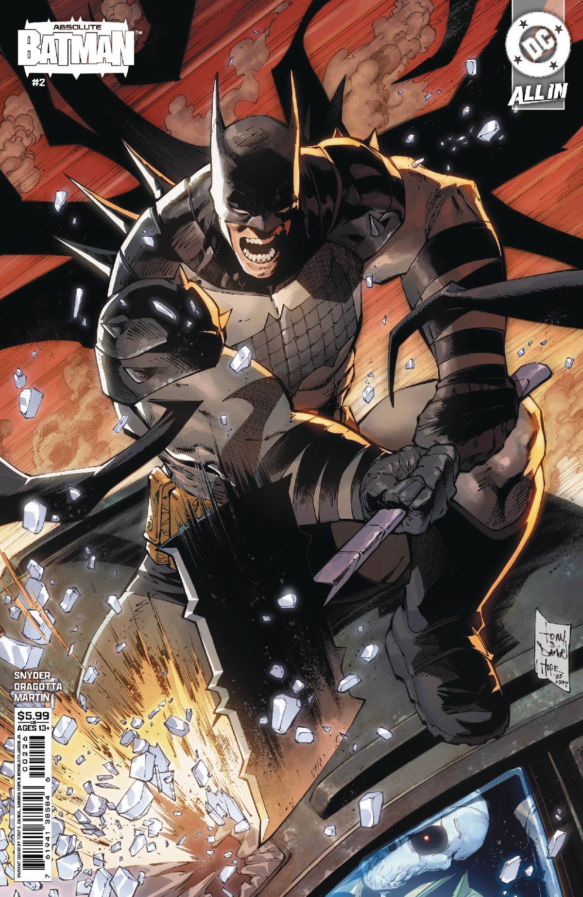 Absolute Batman #2 (4th Printing - Tony S. Daniel Cover)