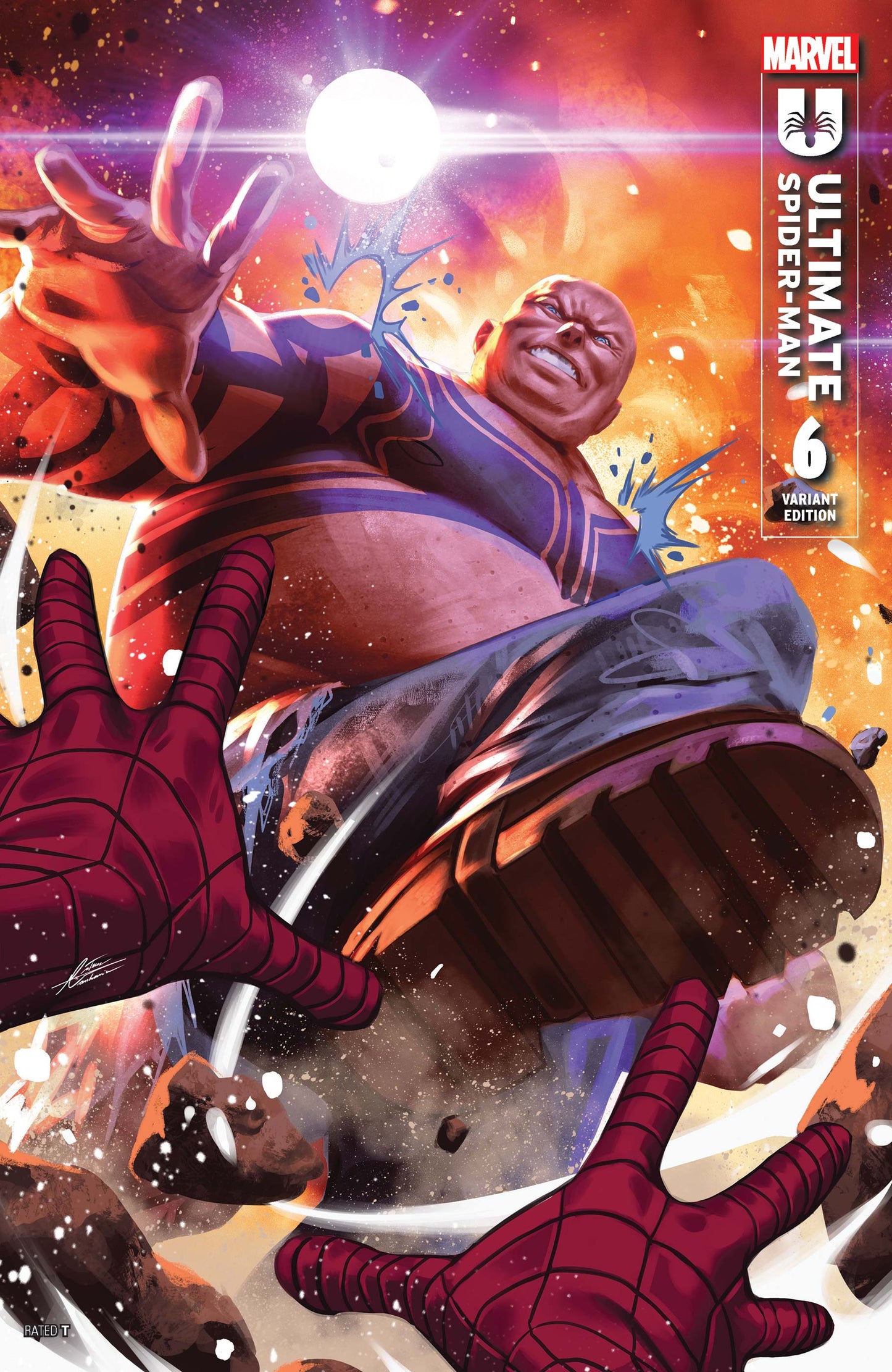 Ultimate Spider-Man #6 (Manhanini Cover)