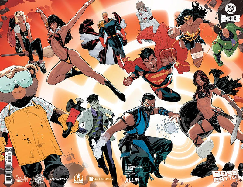 DC K.O.: Boss Battle #1 (Cover G Jeffrey Spokes Wraparound Foil Variant)