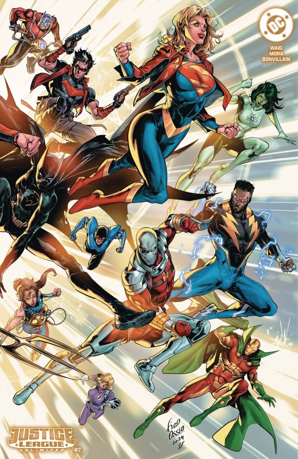 Justice League Unlimited #2 (Raised UV Foil Cover)