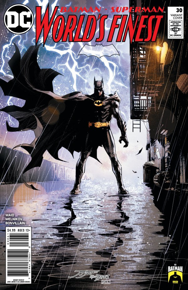 Batman/Superman: World's Finest #30 (Batman 85th Cover)