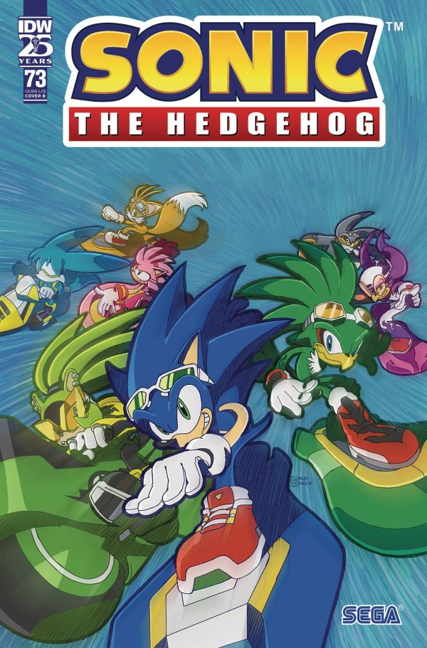 Sonic The Hedgehog #73 (Cover B)
