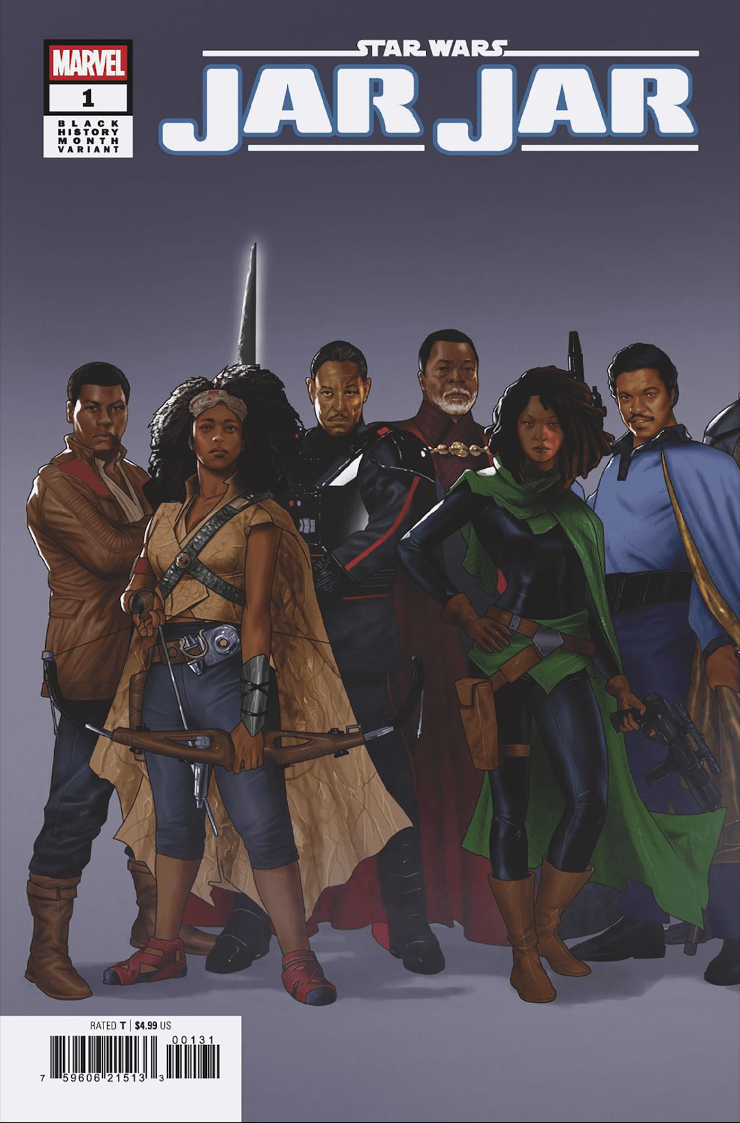 Star Wars: Jar Jar #1 (Taurin Clarke Black History Month Connecting Variant)