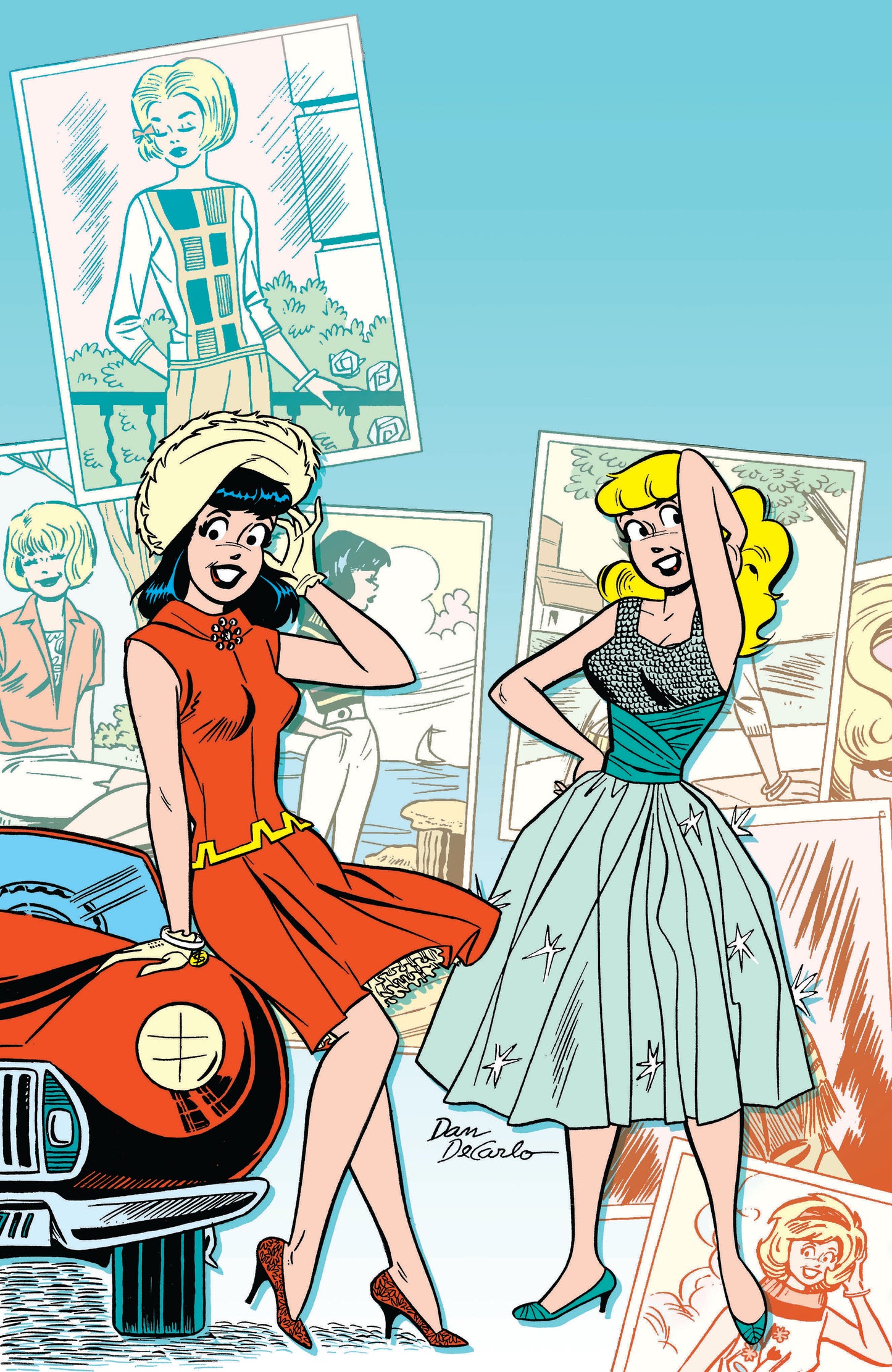 Archie Comics 85th Anniversary Presents: Betty and Veronica Fashion Pages #1 Cover D Dan DeCarlo Foil Virgin Variant