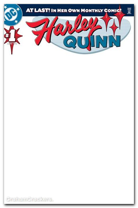 Harley Quinn #1 Facsimile Edition 2026 Blank Variant