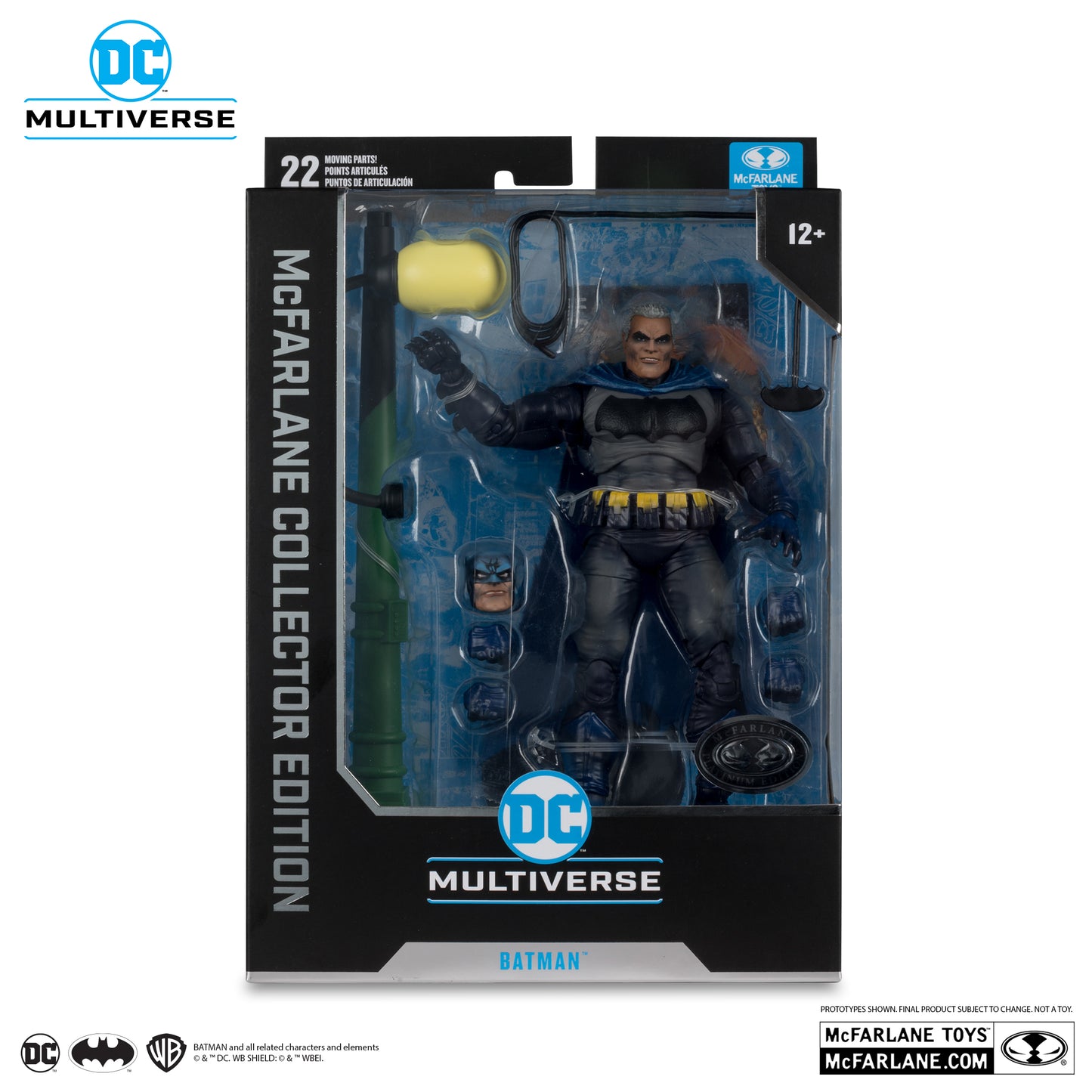 DC Multiverse - The Dark Knight Returns - Batman (Battle Damage Blue) - Platinum Edition