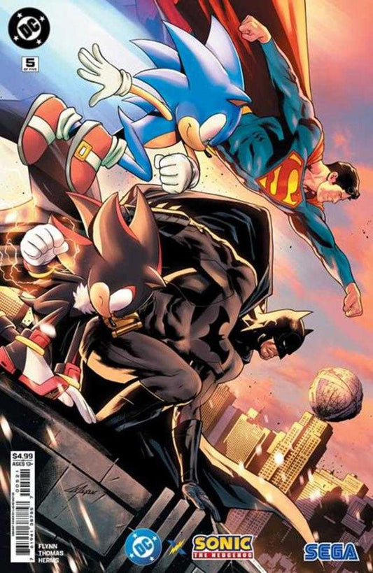 DC x Sonic The Hedgehog #5 (Lucas Meyer Cover)