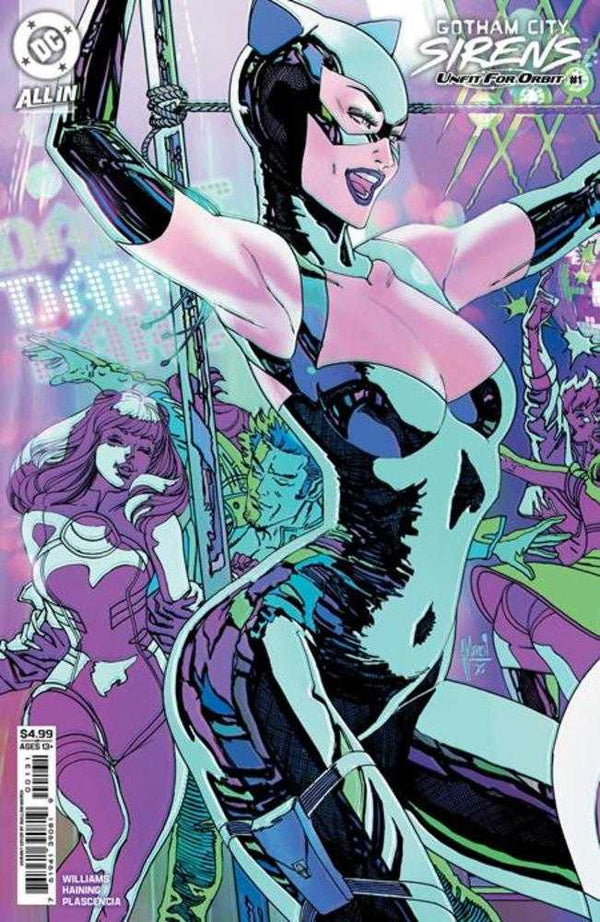 Gotham City Sirens: Unfit for Orbit #1 (Guillem March 'Connecting' Foil Cover)