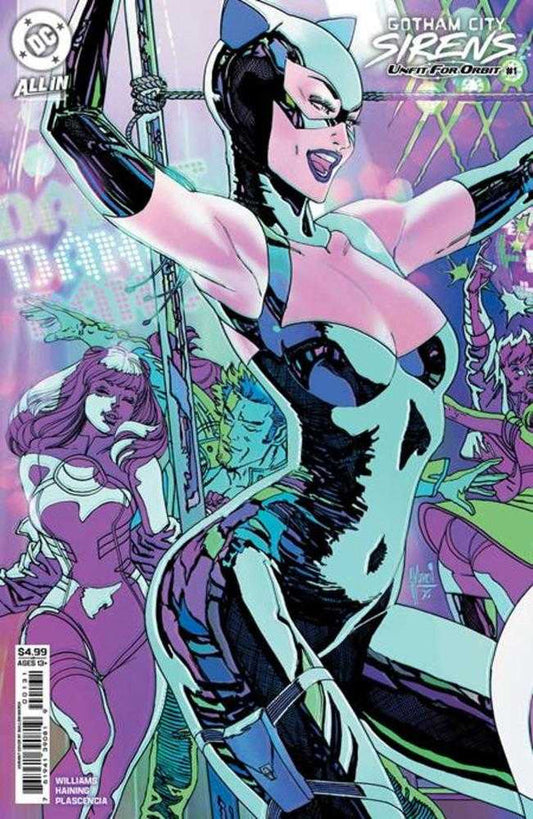 Gotham City Sirens: Unfit for Orbit #1 (Guillem March 'Connecting' Foil Cover)