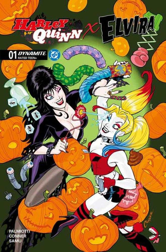 Harley Quinn X Elvira #1 (Cover F - Amanda Conner Foil)