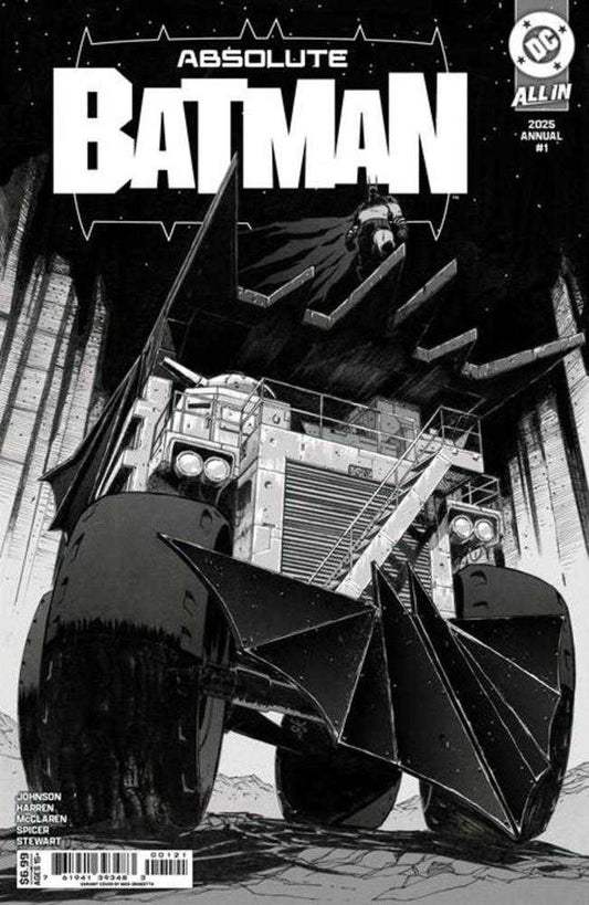 Absolute Batman 2025 Annual #1 (Cover B - Nick Dragotta Black & White)