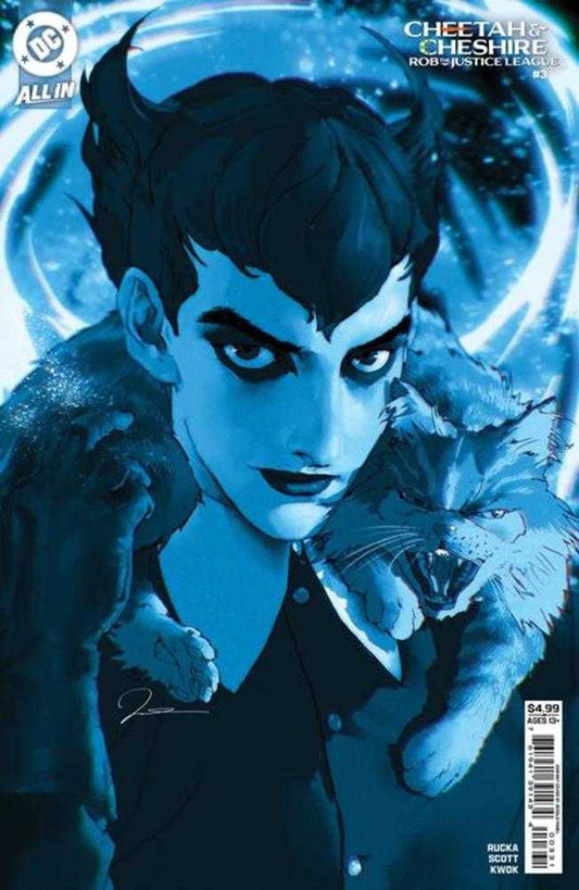 Cheetah and Cheshire Rob the Justice League #3 (Gerald Parel Cover)