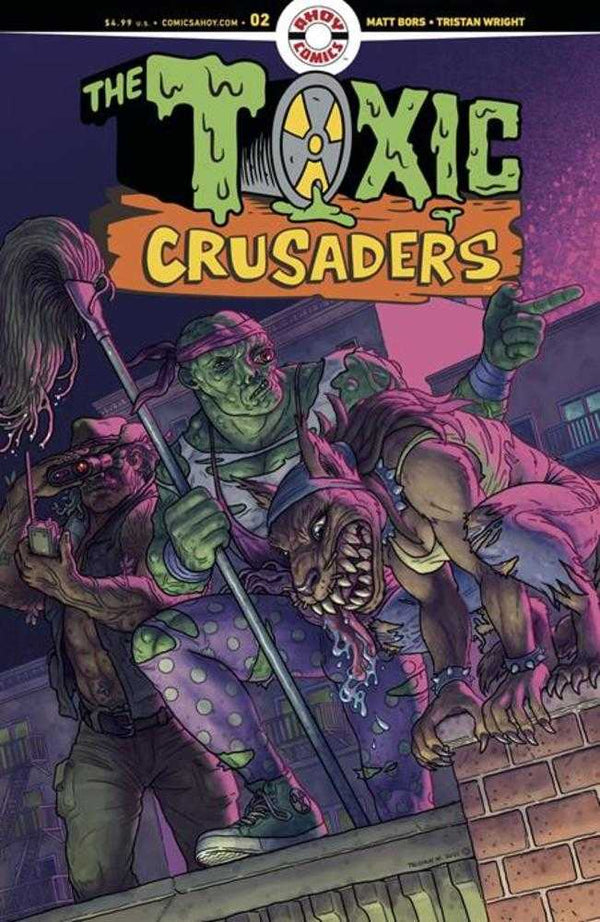 Toxic Crusaders #2 (Cover C - Polybagged w/ Trading Card)