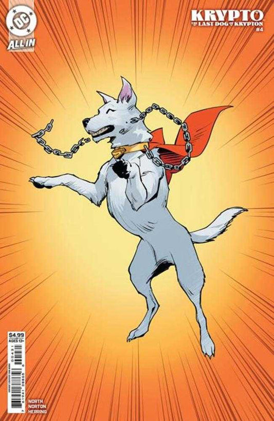 Krypto: The Last Dog of Krypton #4 (Dan Mora 'Corner Box' Cover)
