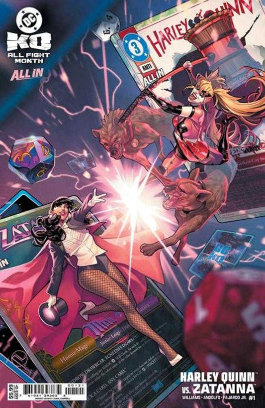 DC K.O.: Harley Quinn vs. Zatanna #1 (Cover C Jamal Campbell Variant)