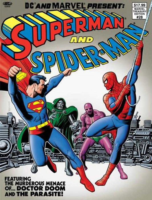 DC and Marvel Present: Superman and Spider-Man Treasury Edition #1 (Cover B Brian Bolland Variant)