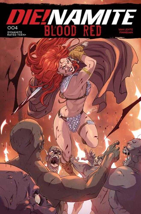 Die!Namite: Blood Red #4 (Cover C Emilio Pilliu Variant)