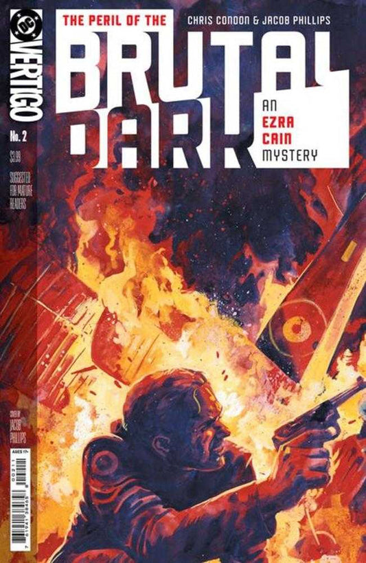 The Peril of the Brutal Dark: An Ezra Cain Mystery #2 (Cover C Leandro Fernández Black & White Variant)